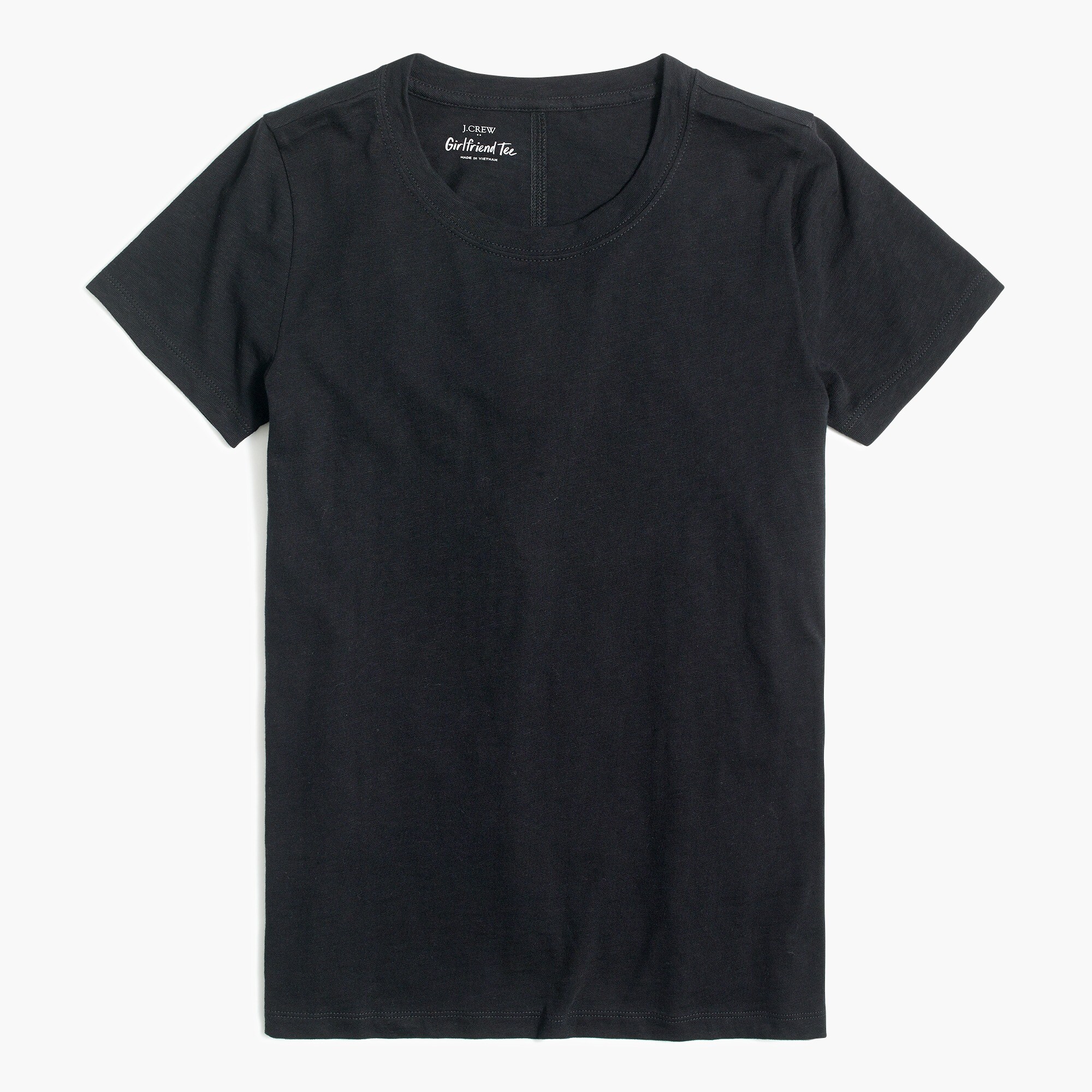 womens Short-sleeve girlfriend crewneck tee