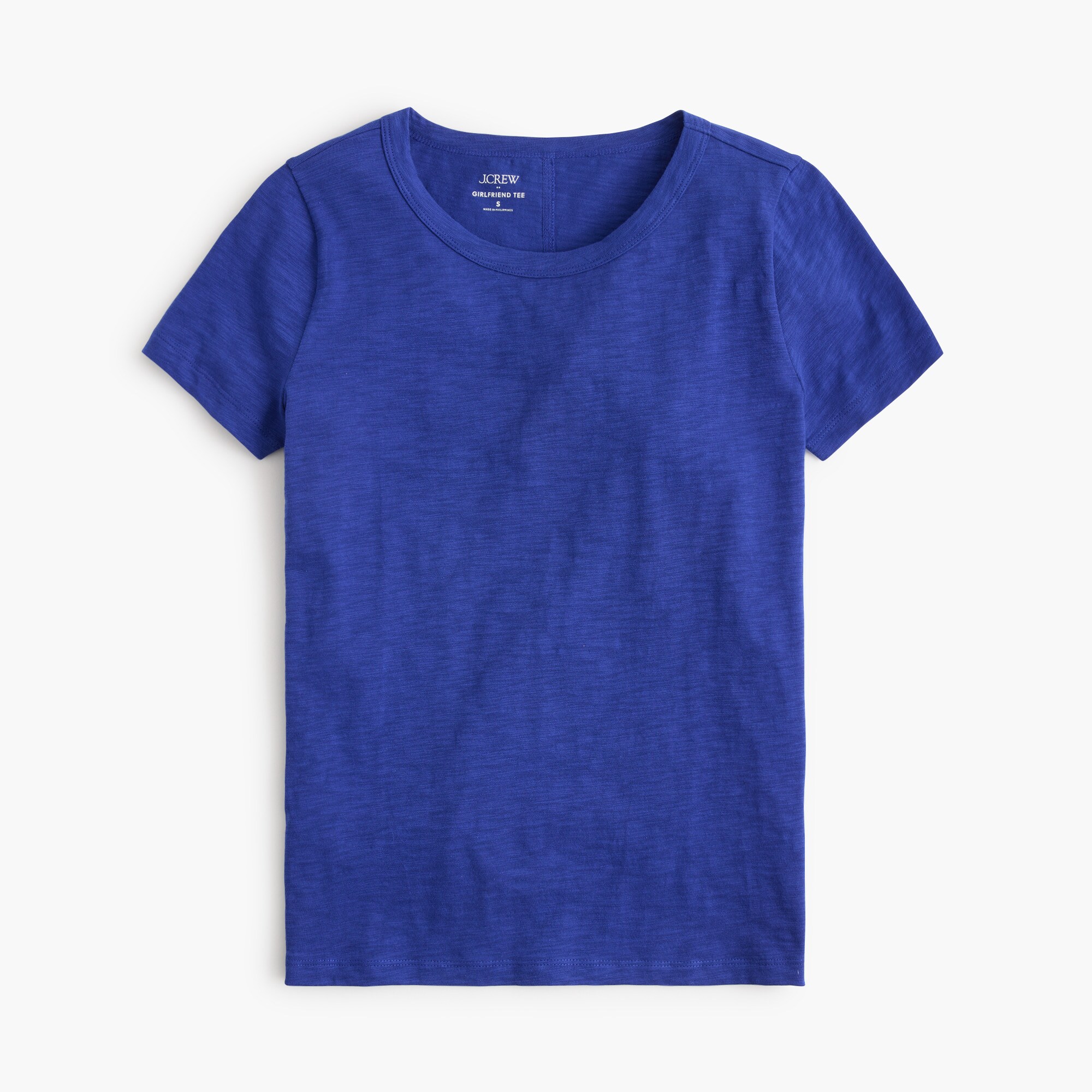 Short-sleeve girlfriend crewneck tee