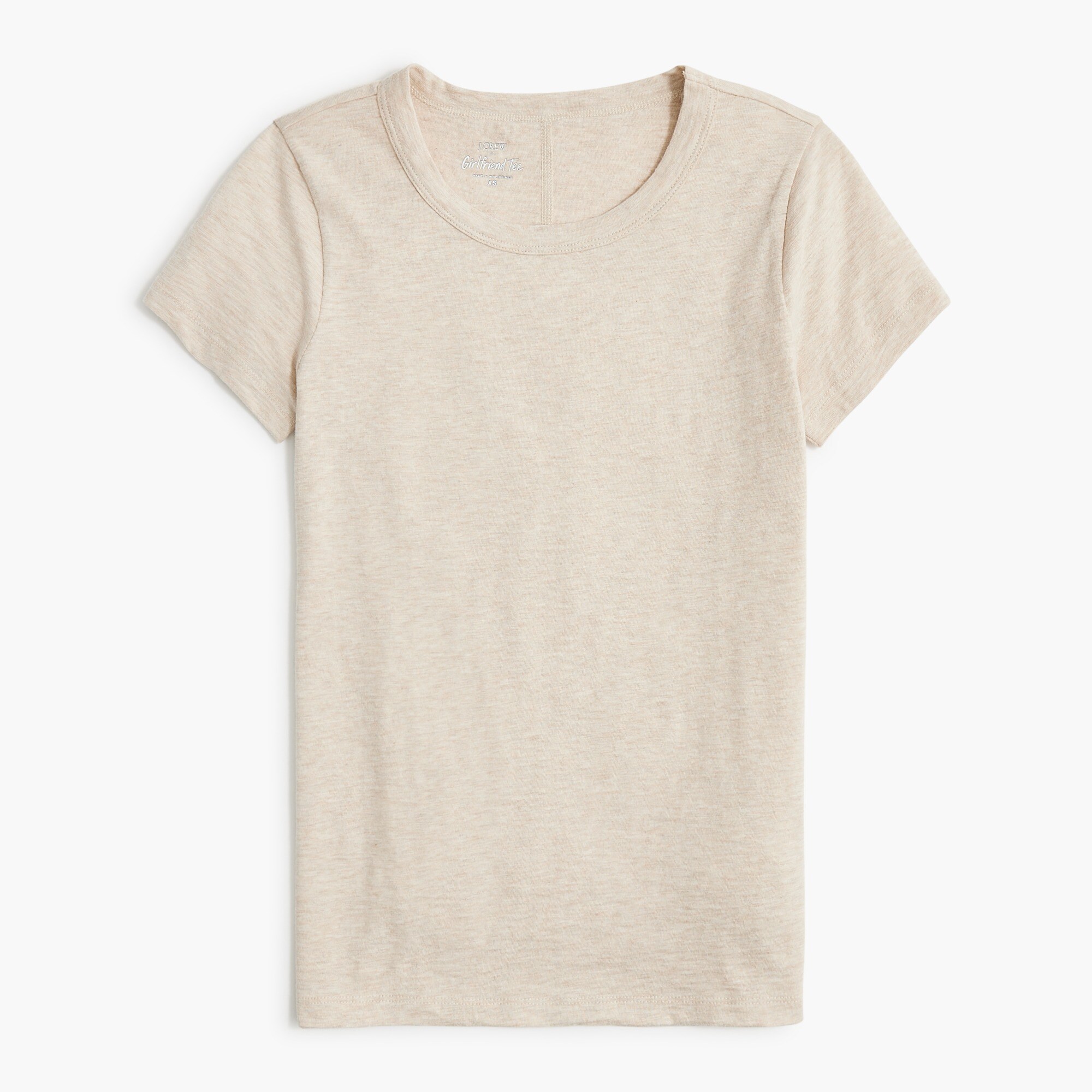 womens Short-sleeve girlfriend crewneck tee