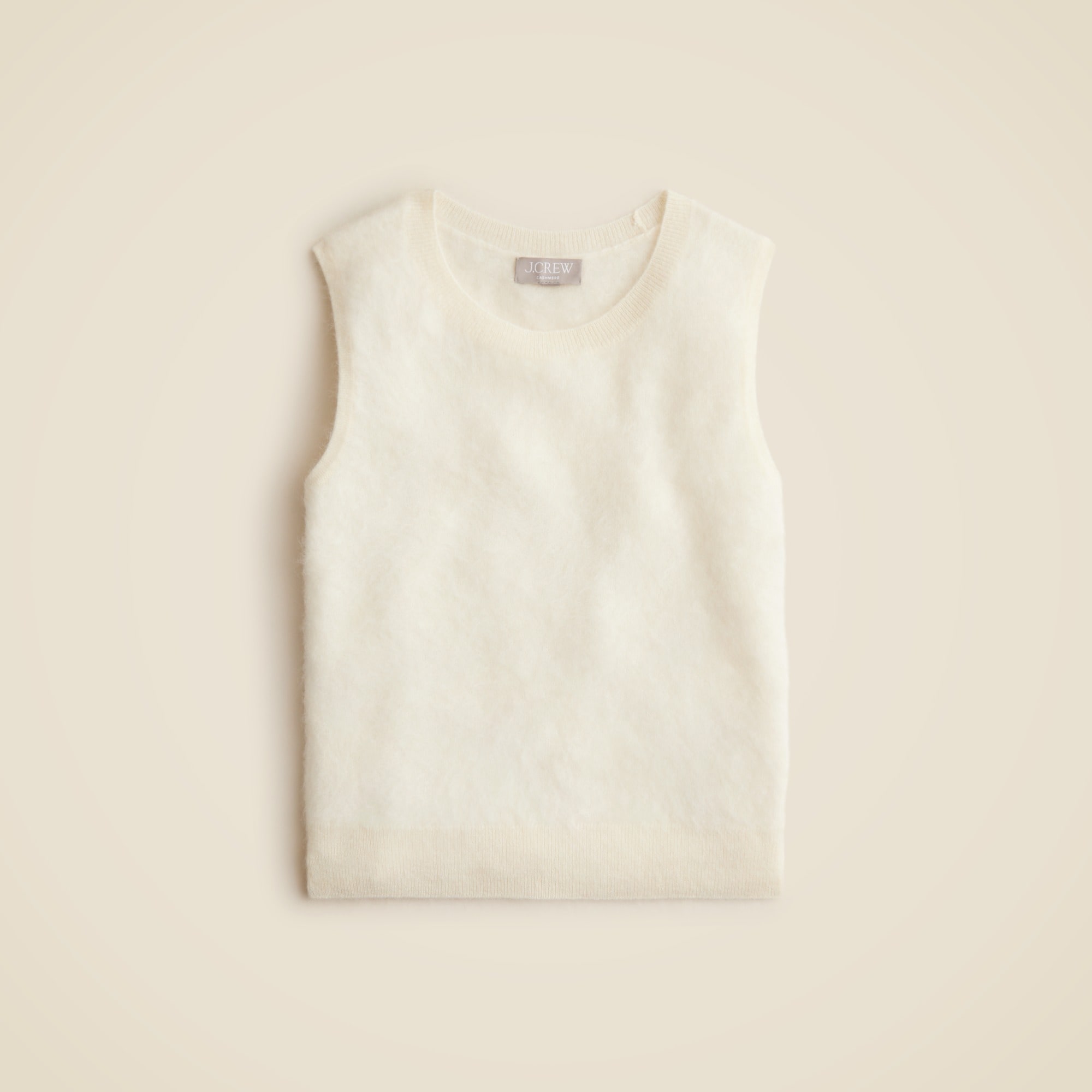 womens Brushed cashmere sweater shell