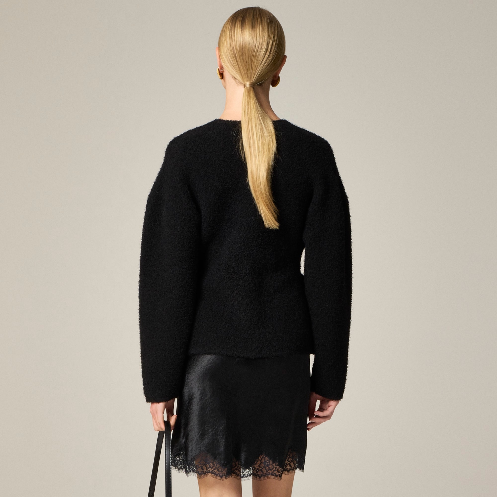 J.Crew: Cinched-waist Sweater-jacket For Women