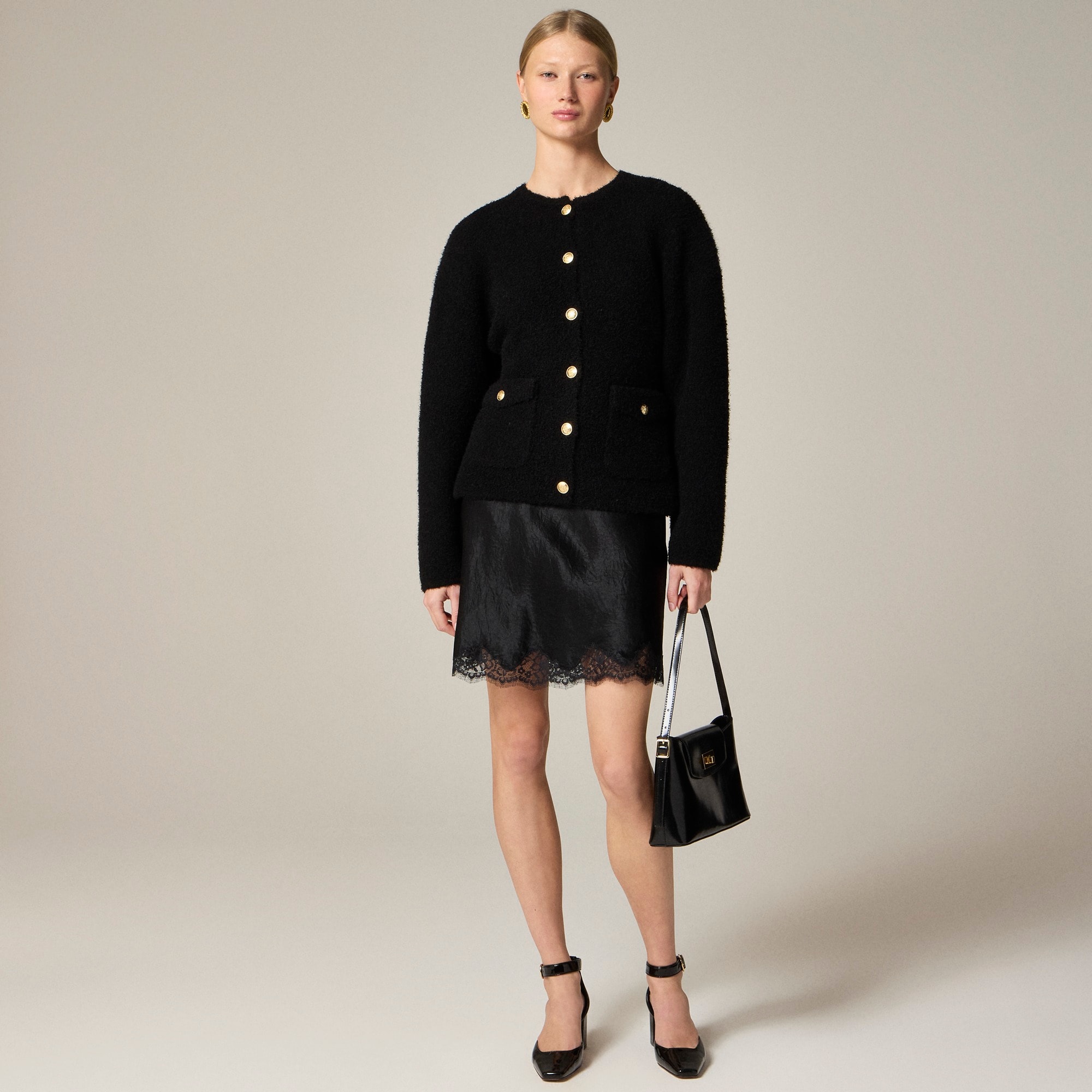 j.crew: cinched-waist sweater-jacket for women