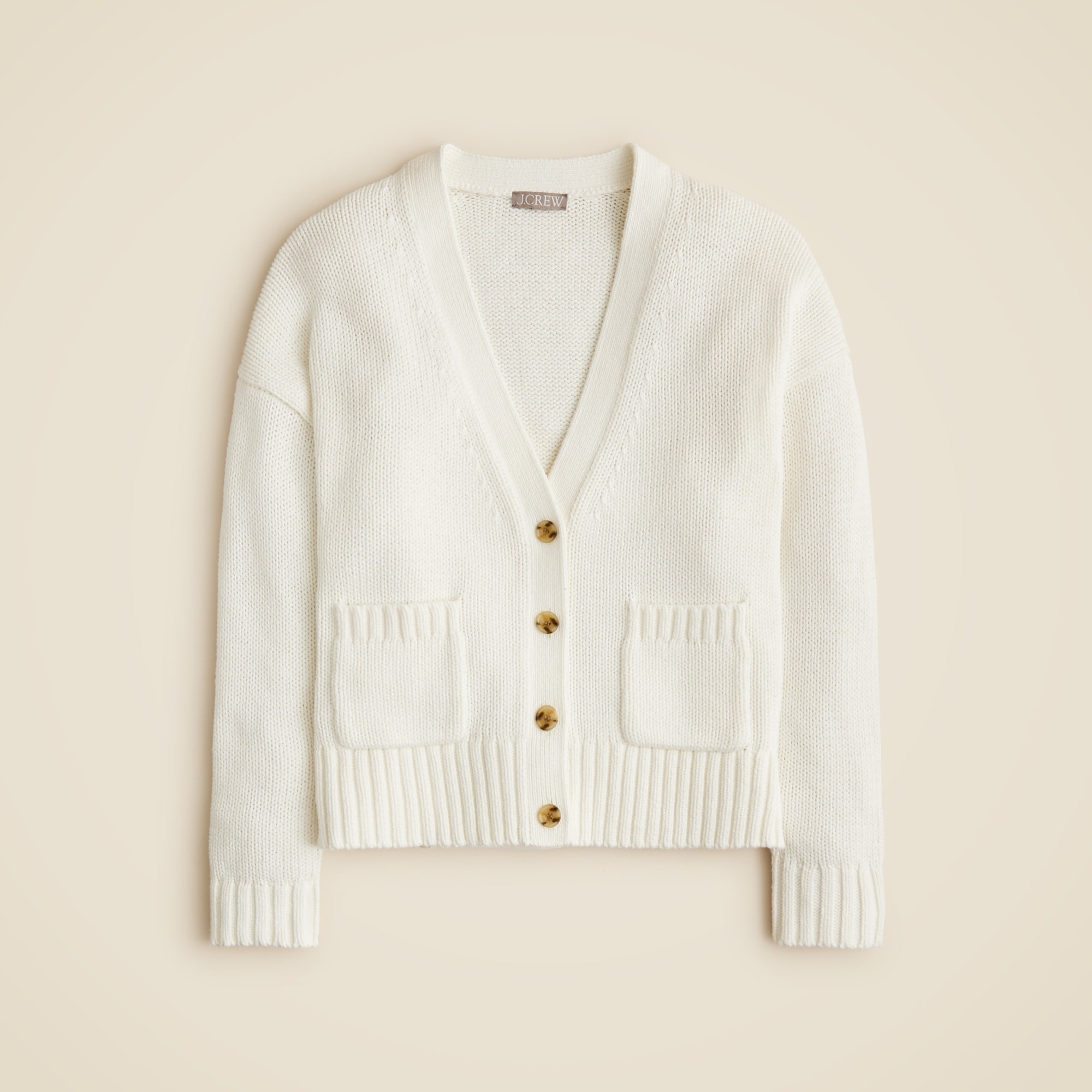 Heritage cotton relaxed cardigan
