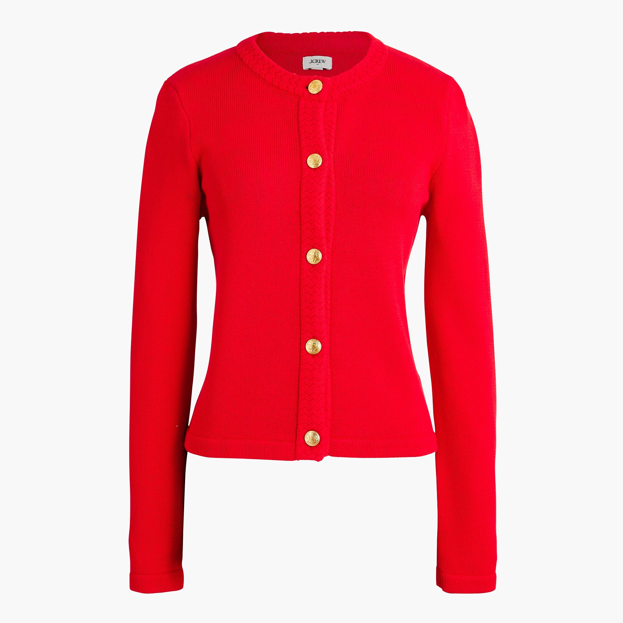 Cotton cardigan sweater lady jacket