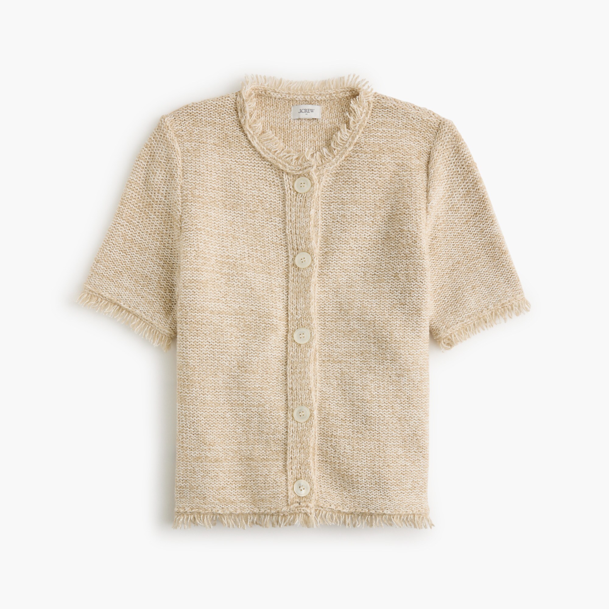 ニット/セーター FRINGE HALFWAY KNIT Virginia Wool Fringe Cardigan – SIMKHAI