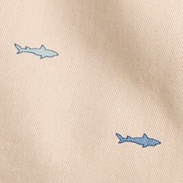 Boys' chambray drawstring dock short LIGHT SANDSTONE