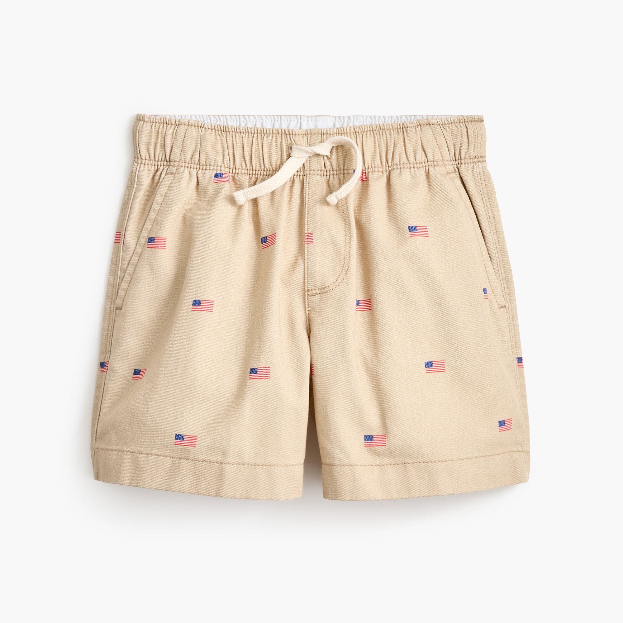 boys' soft twill drawstring critter dock short for boys