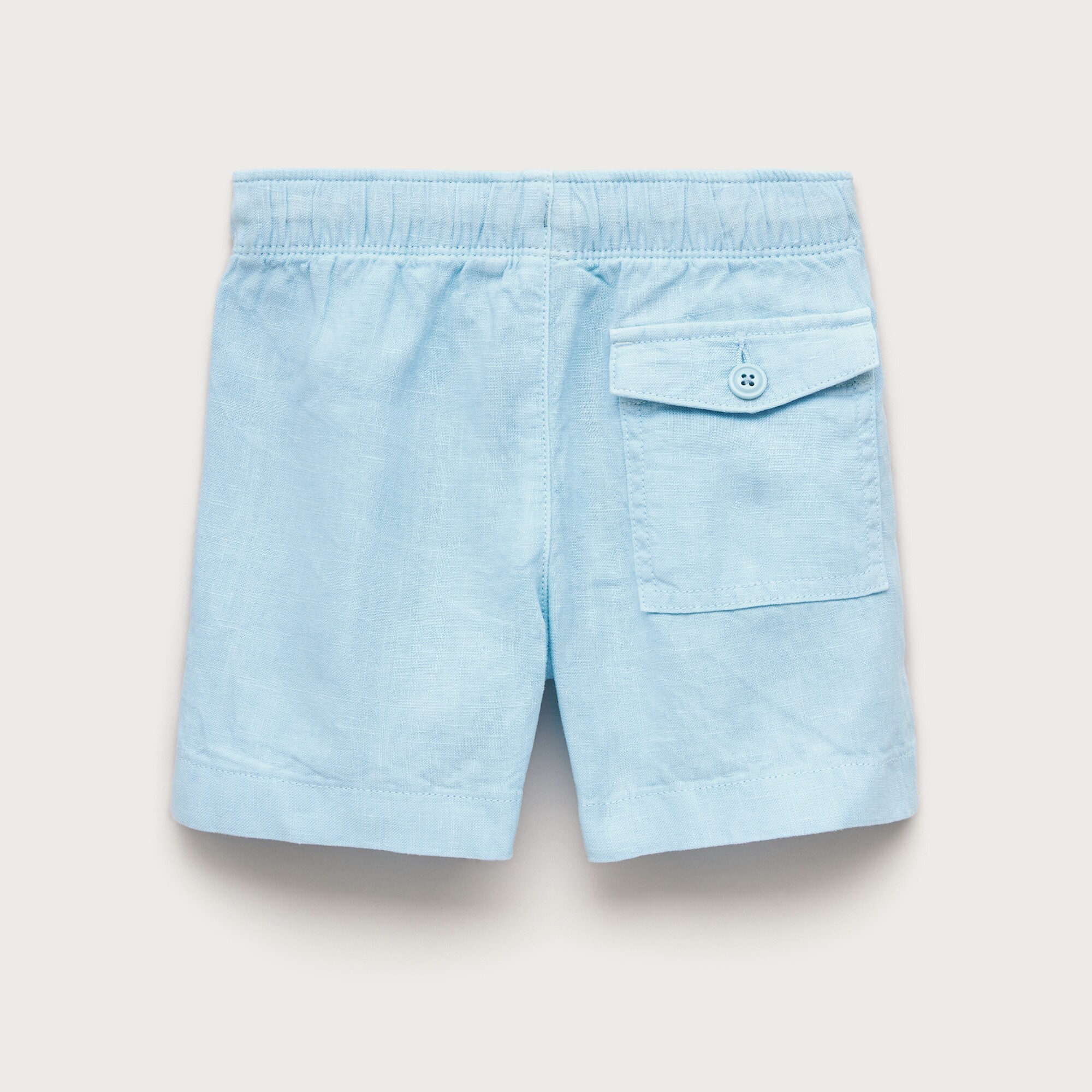 Boys' linen-blend dock short