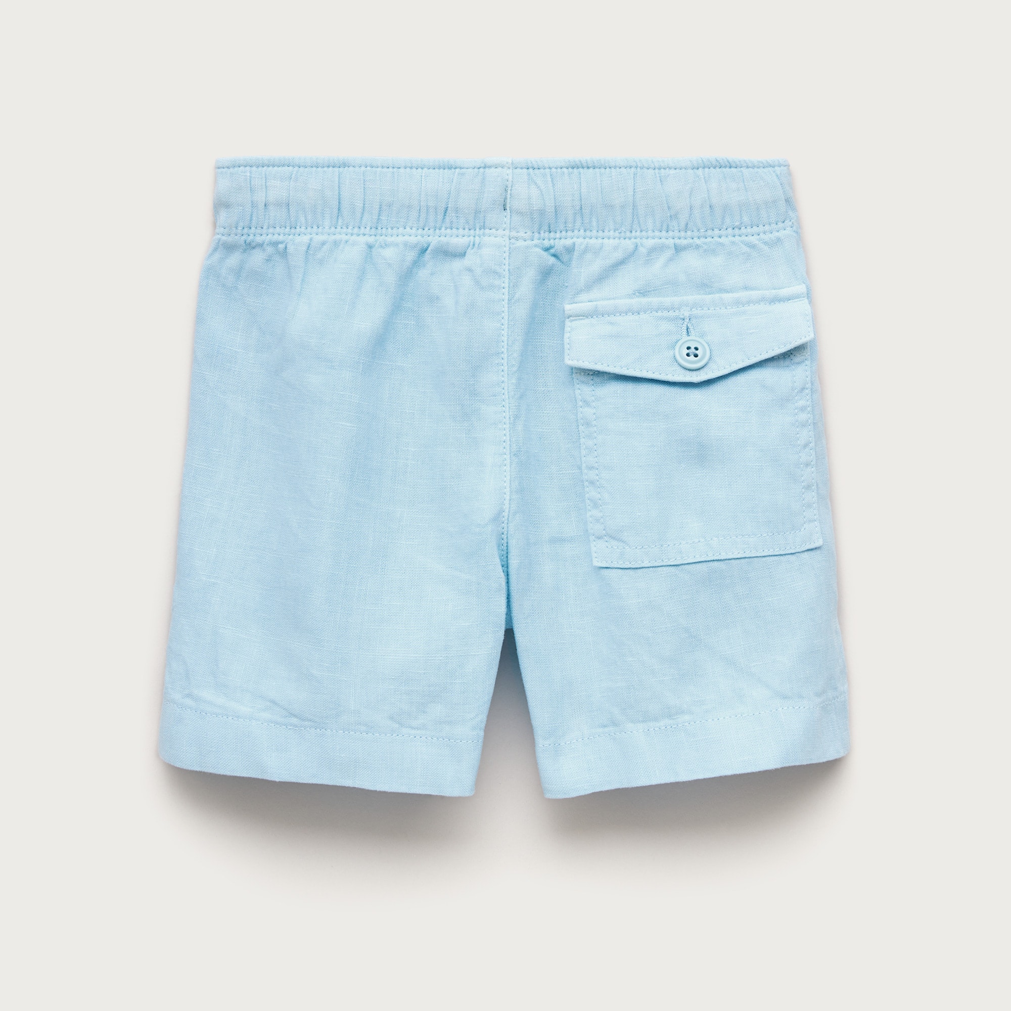 Boys' linen-blend dock short