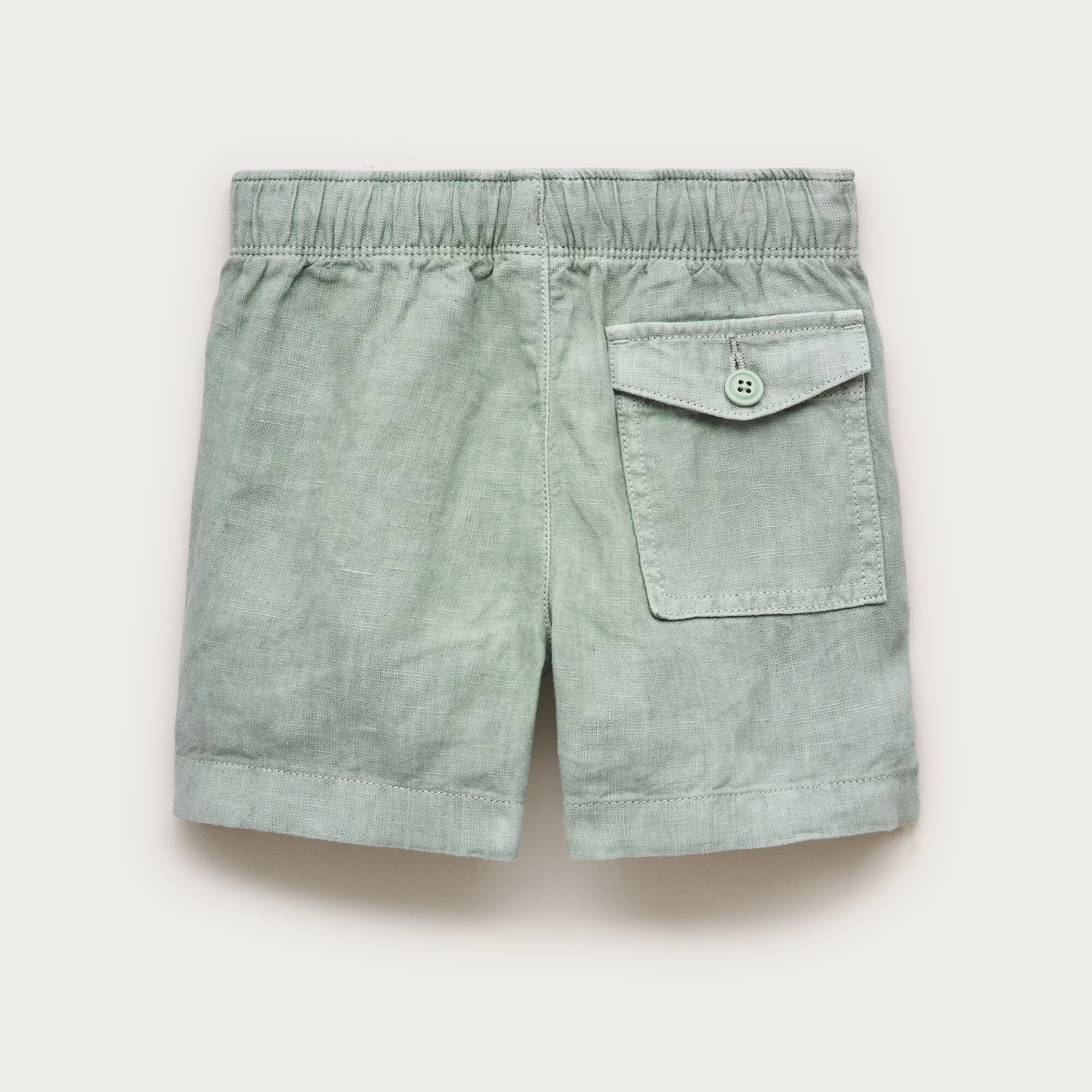 Boys' linen-blend dock short