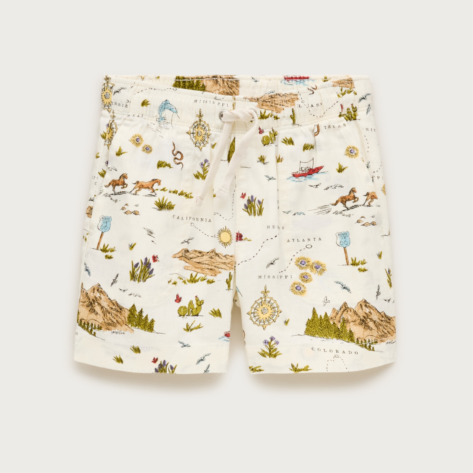 Boys' linen-blend dock short from J.Crew - $55