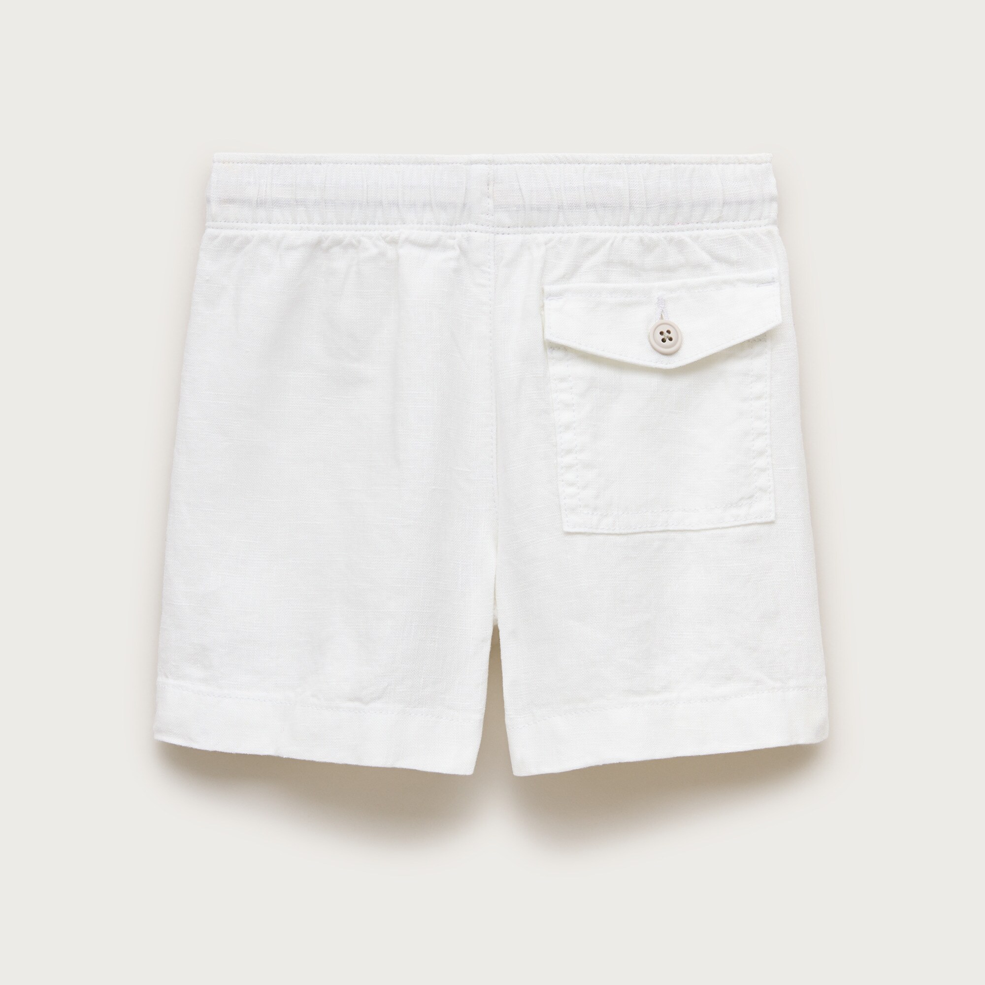 Boys' linen-blend dock short