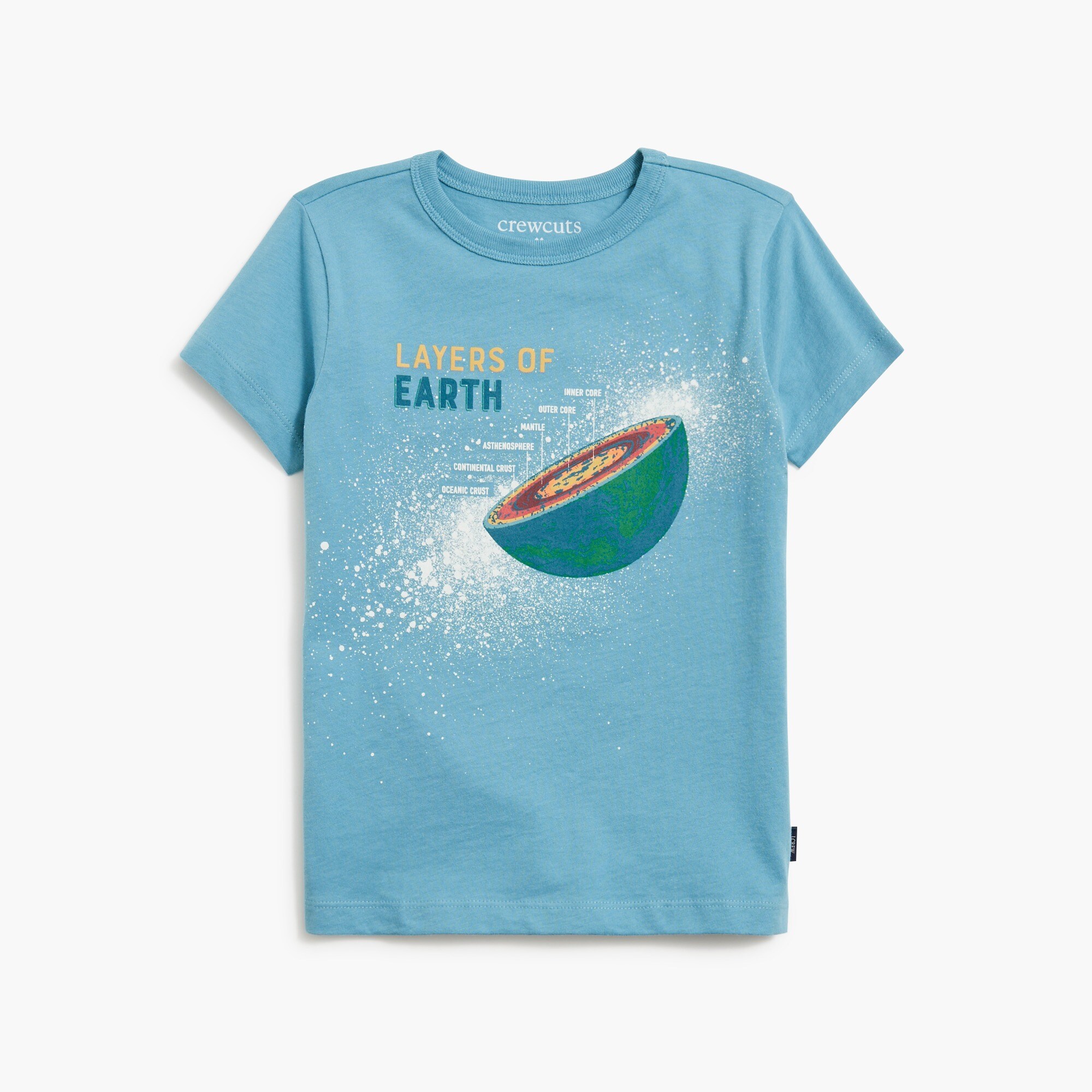 boys' earth layers graphic tee for boys