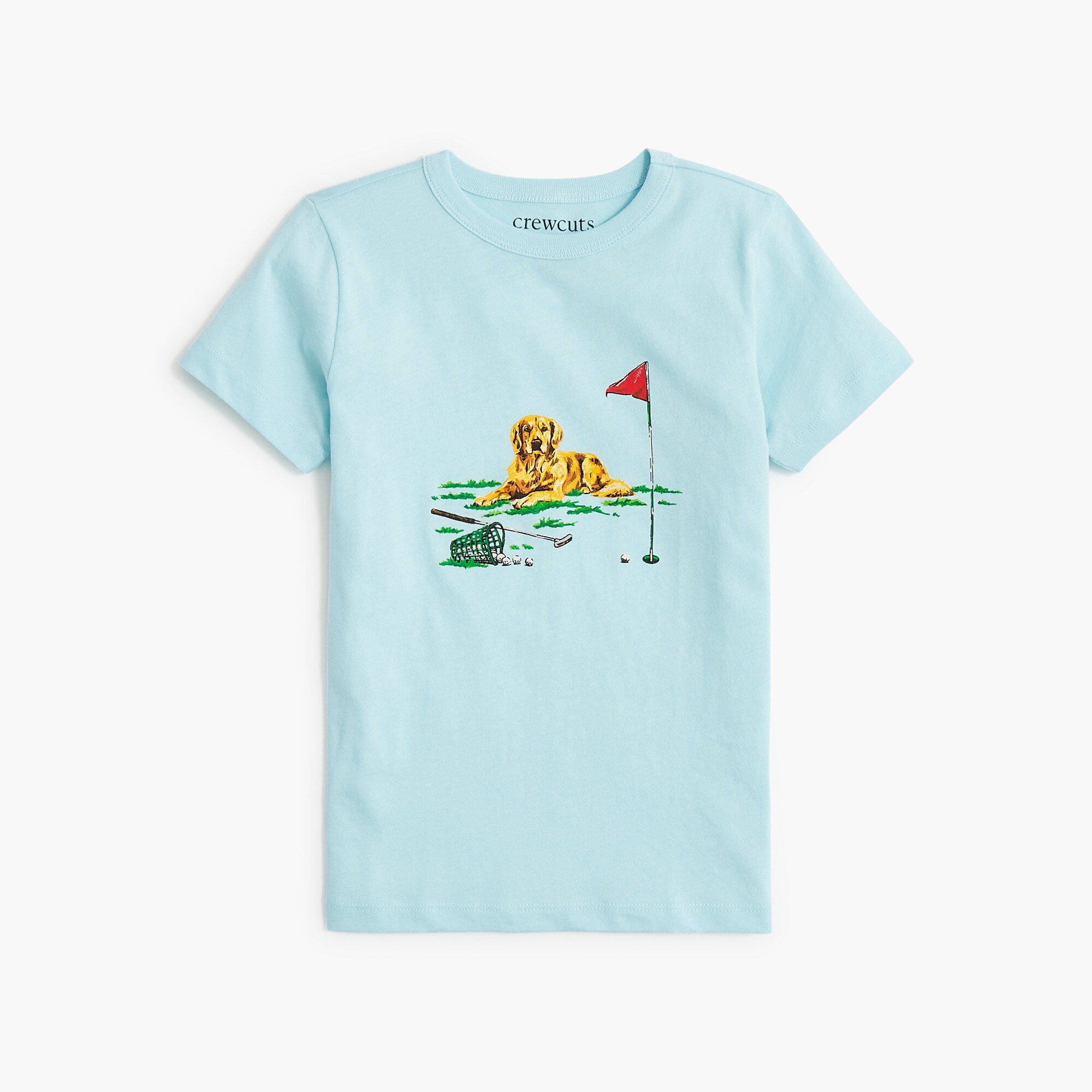 boys' golf dog graphic tee for boys