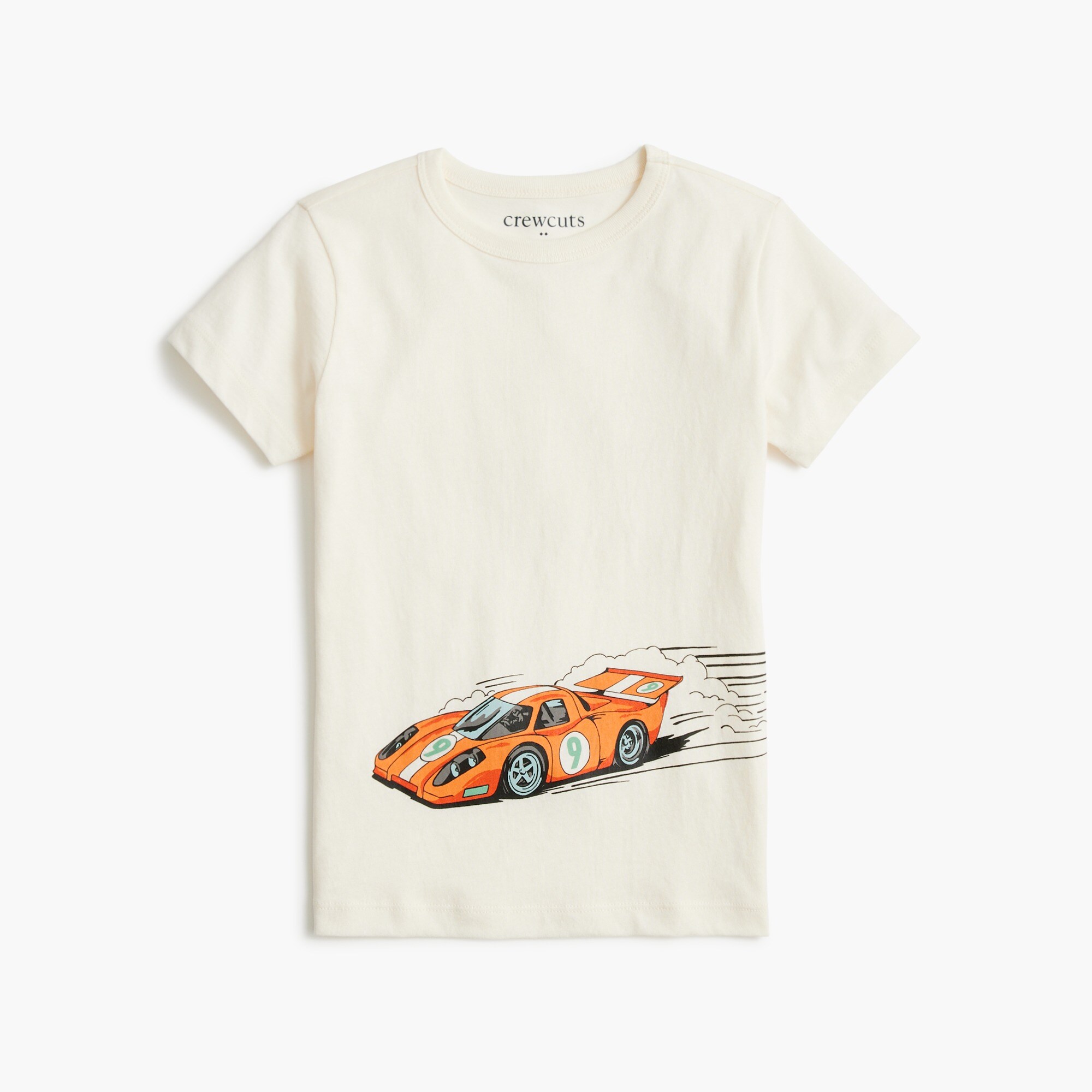 Boys' race car graphic tee