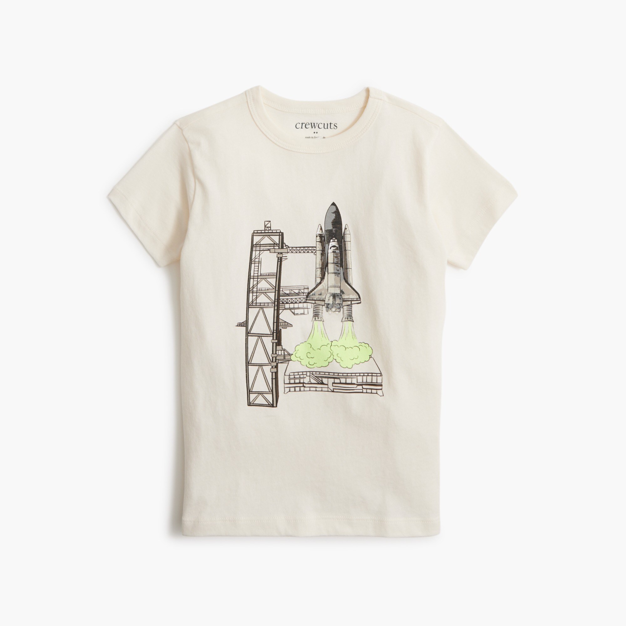 Boys' rocket launch graphic tee