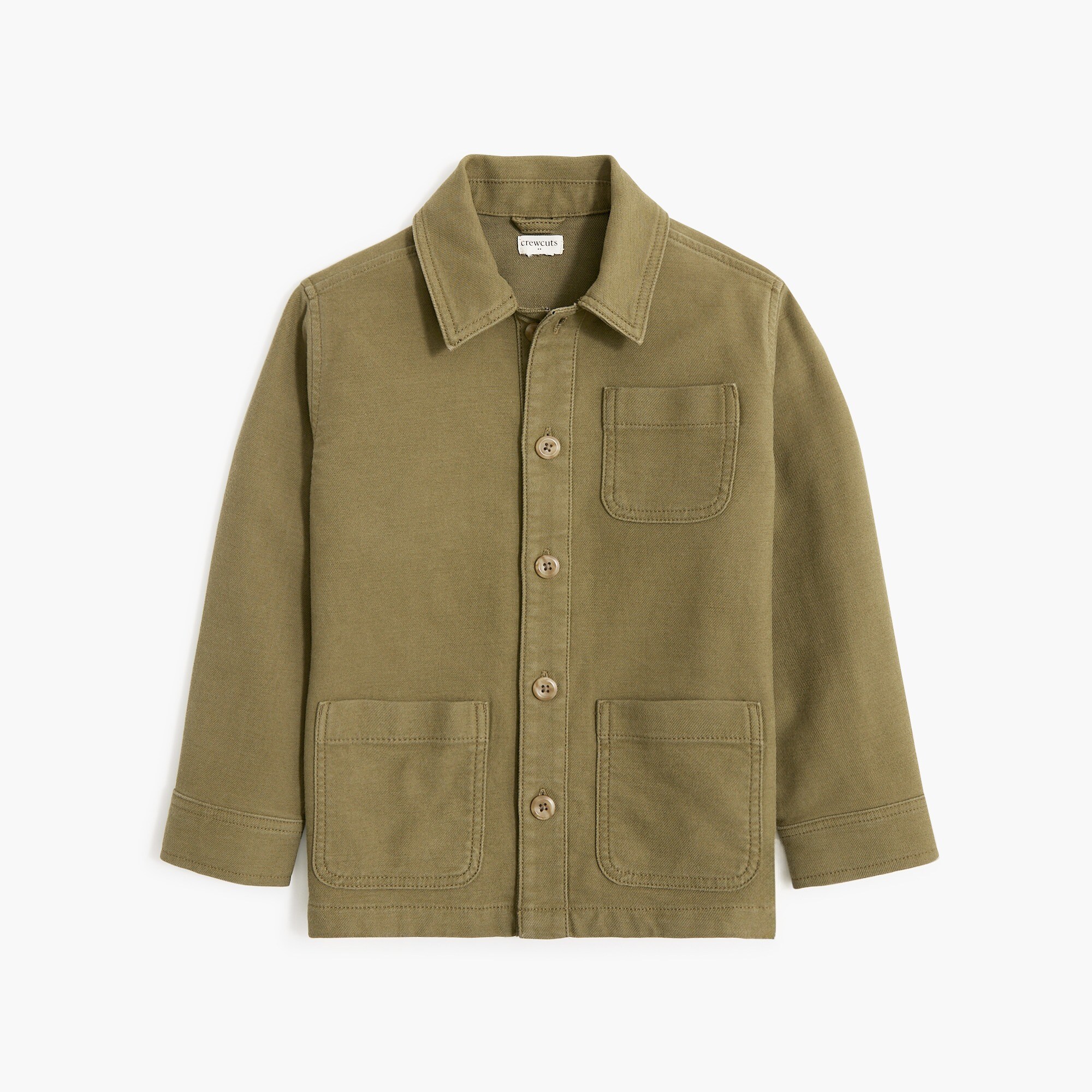 Boys' lightweight twill chore jacket