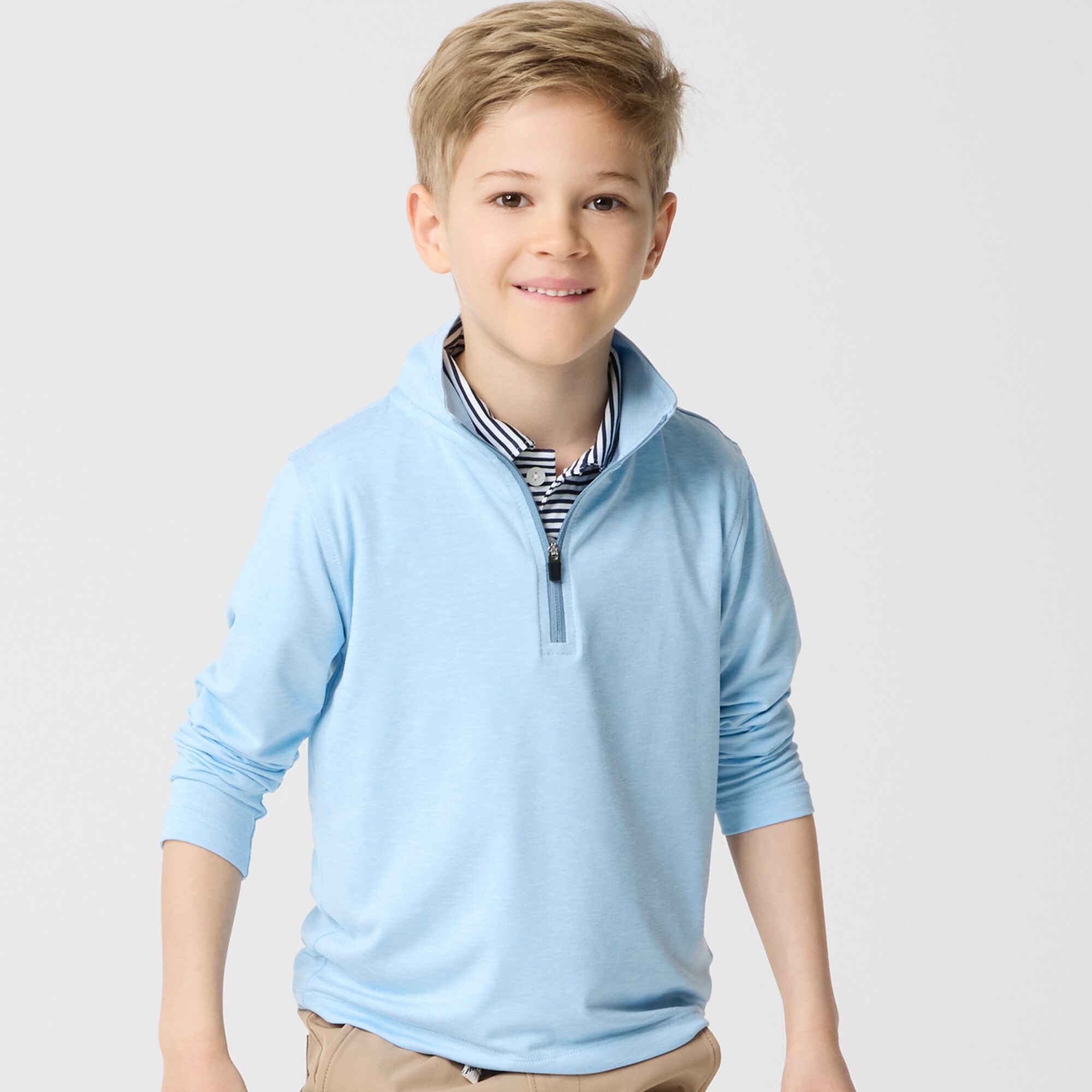 boys Boys' performance half-zip pullover