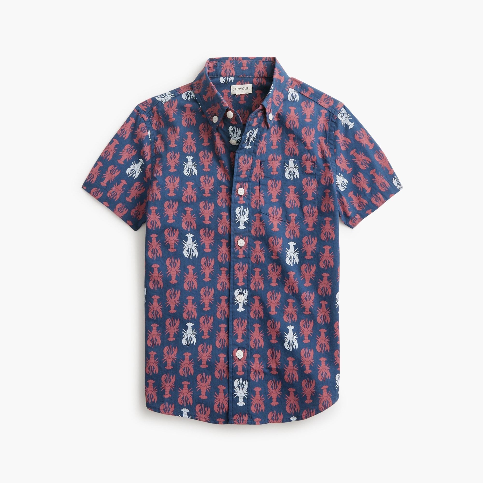 boys Boys' washed critter-print shirt