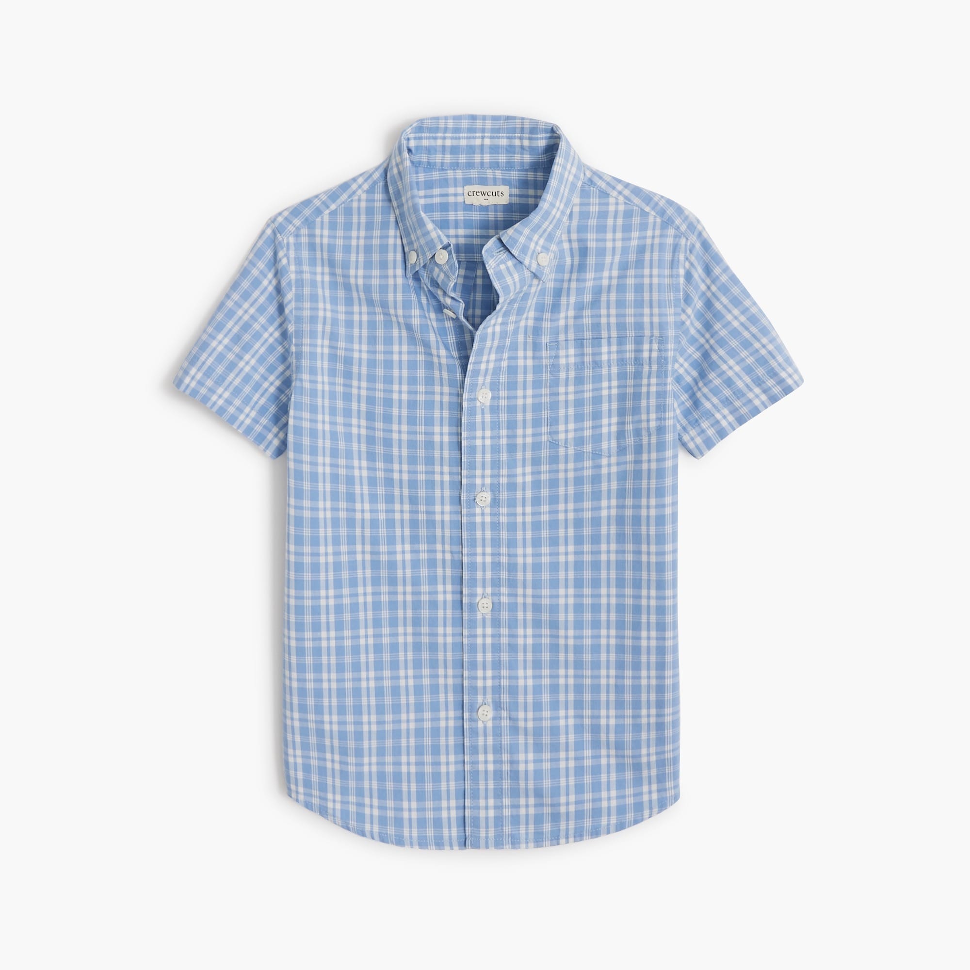  Boys' short-sleeve washed shirt