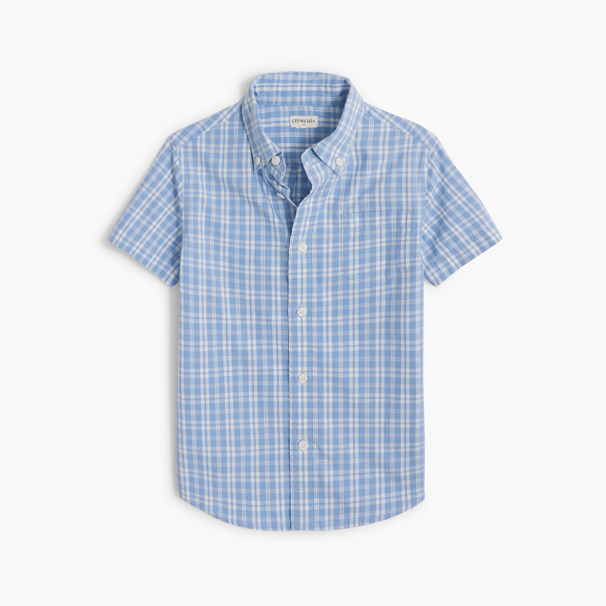 boys' short-sleeve washed shirt for boys