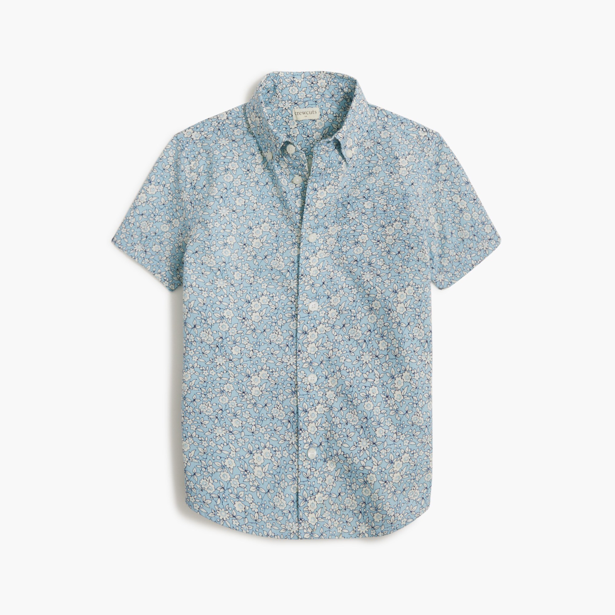 boys Boys' short-sleeve printed washed shirt