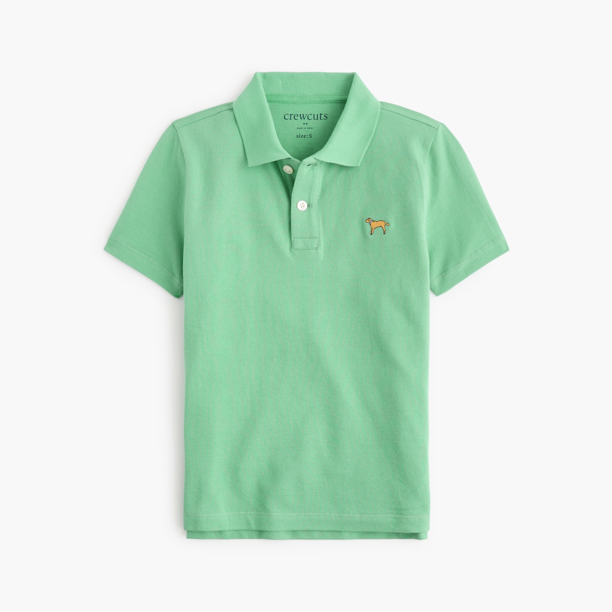  Boys' piqu&eacute; critter polo shirt
