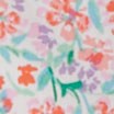 Boys' short-sleeve floral shirt WHITE BRIGHT SPEARMINT 