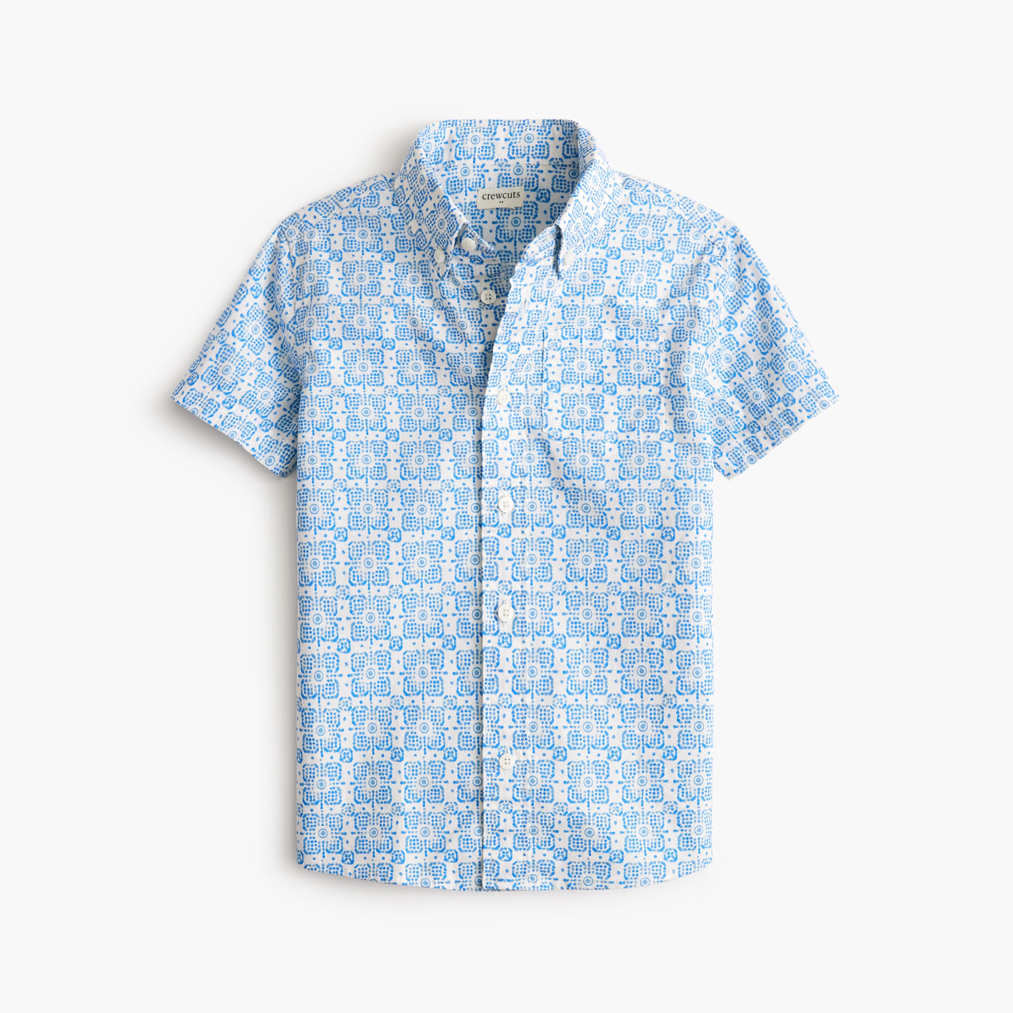 boys' short-sleeve printed shirt for boys