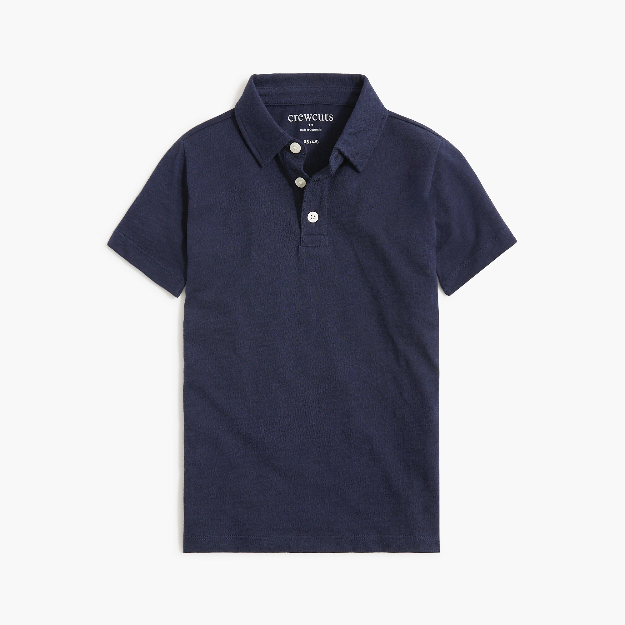 boys Boys' short-sleeve slub cotton jersey polo