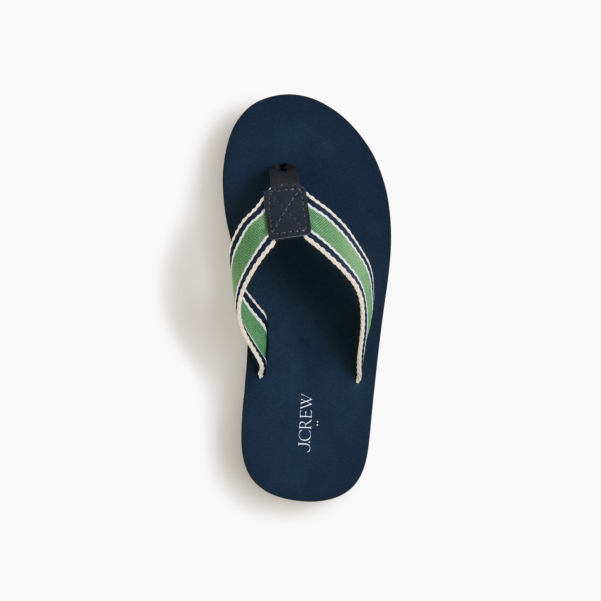 Boys' striped flip-flops