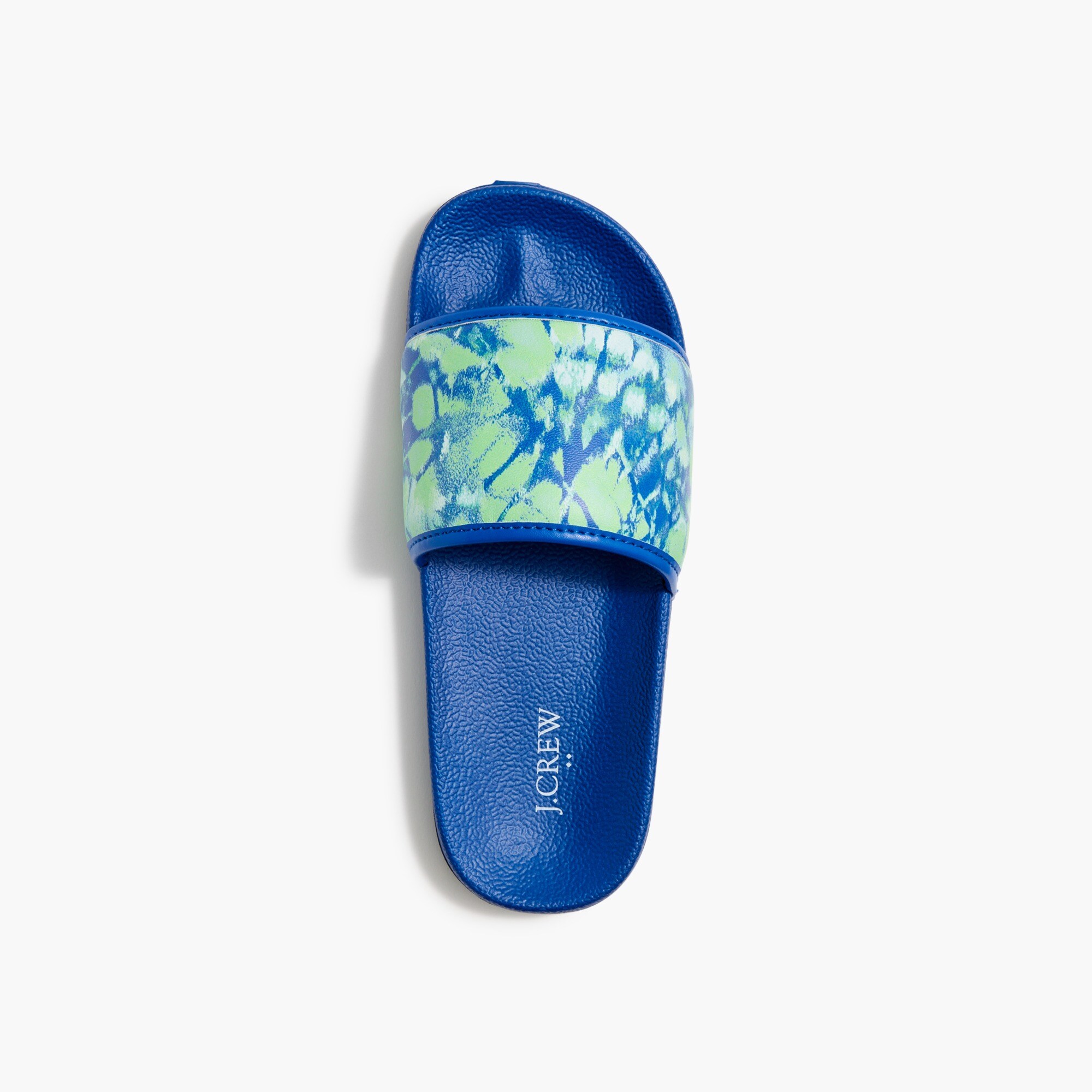 Boys' tie-dye pool slides
