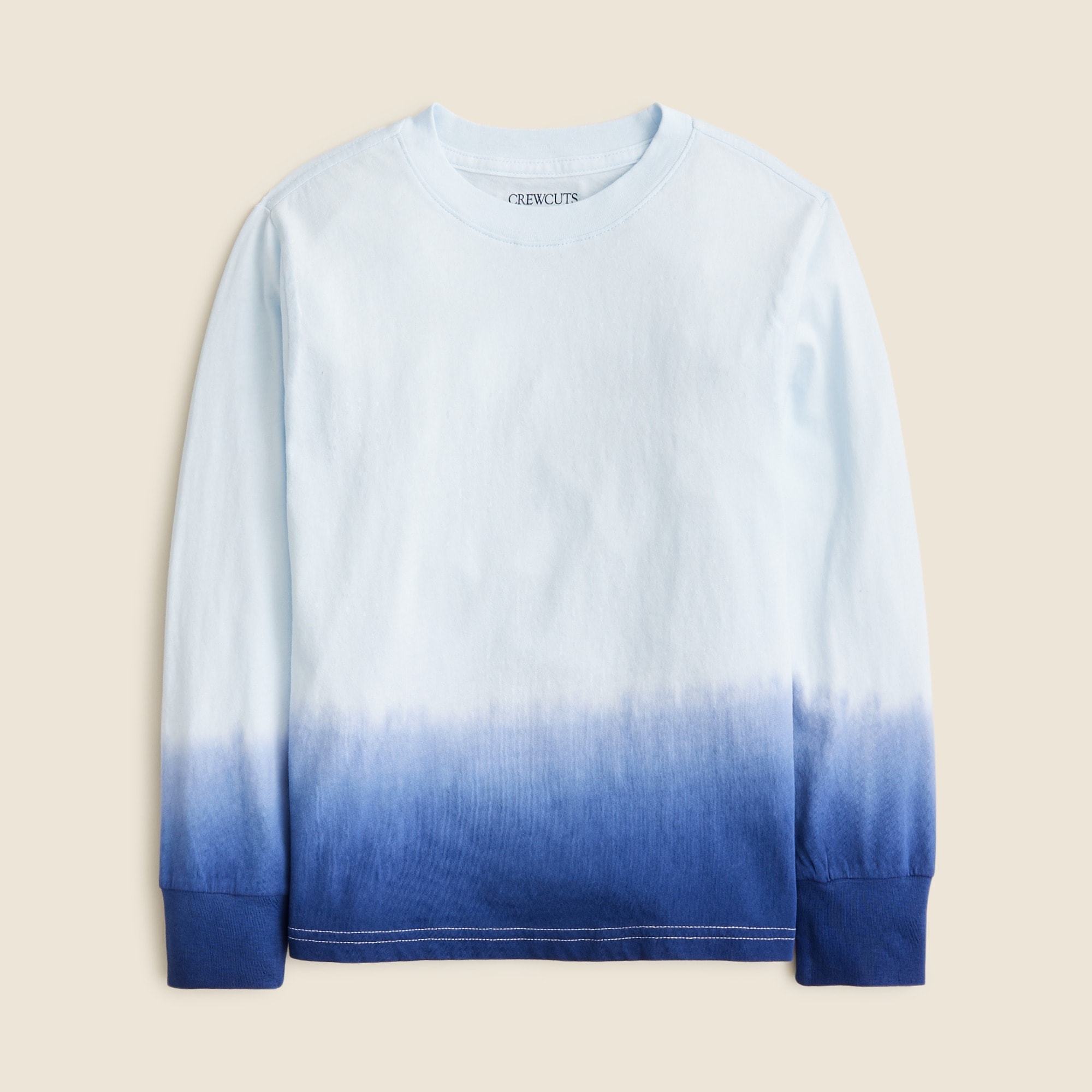 boys Kids' long-sleeve ombre tie-dye T-shirt