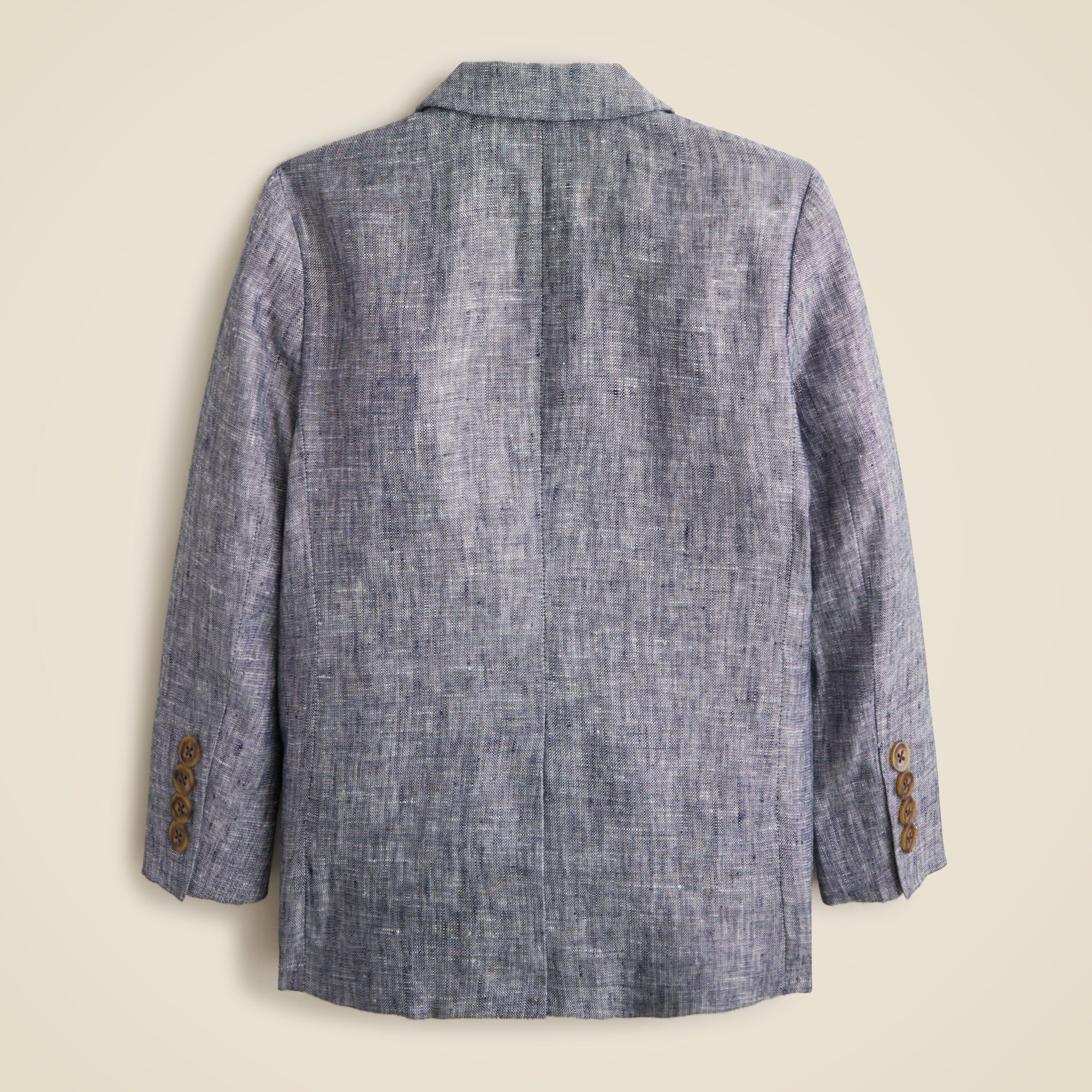 Boys' Ludlow unstructured suit jacket in linen blend