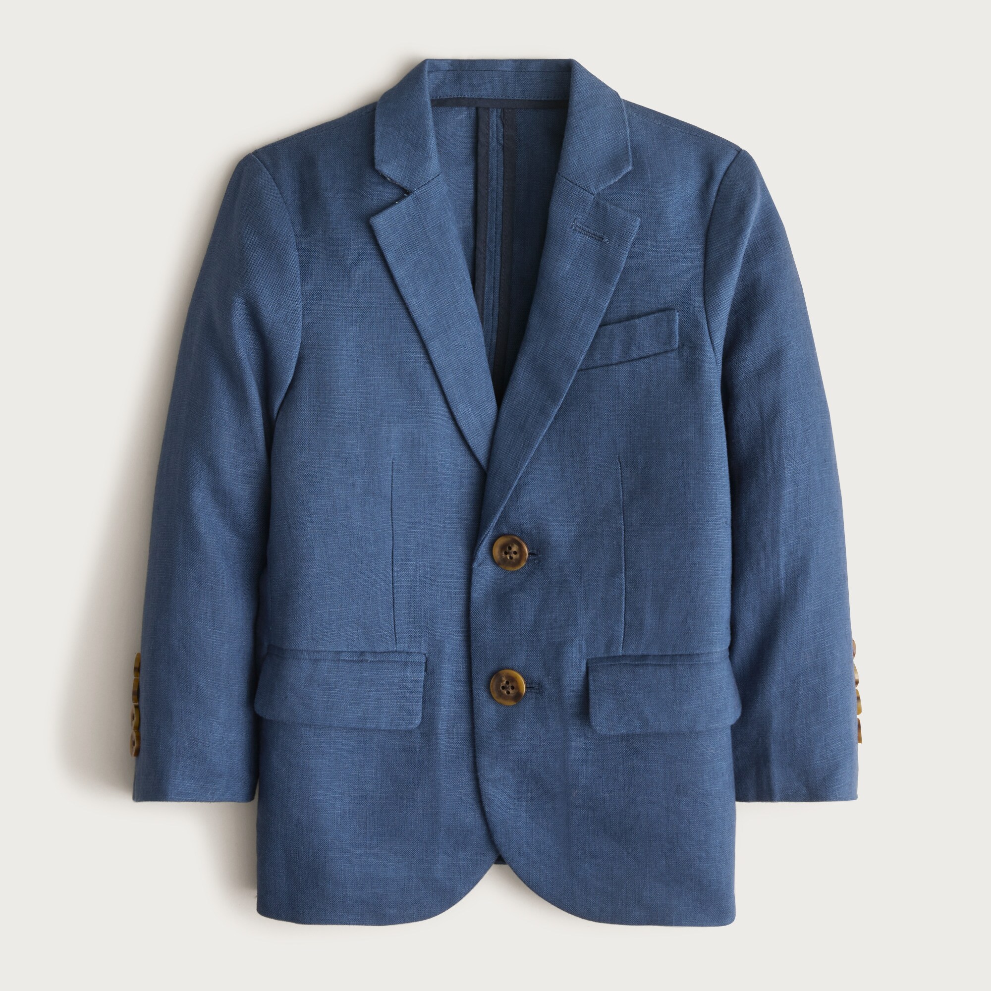  Boys' Ludlow unstructured suit jacket in linen blend