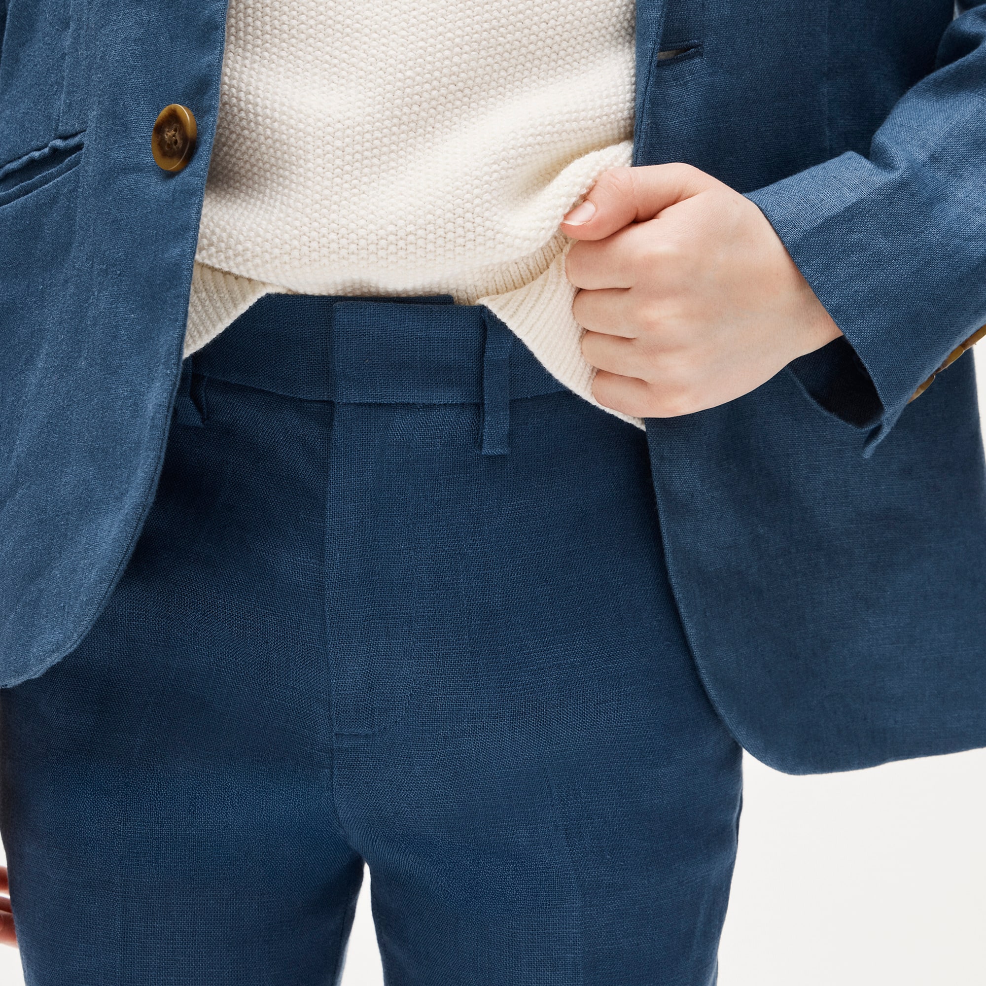 Boys' Ludlow unstructured suit pant in linen