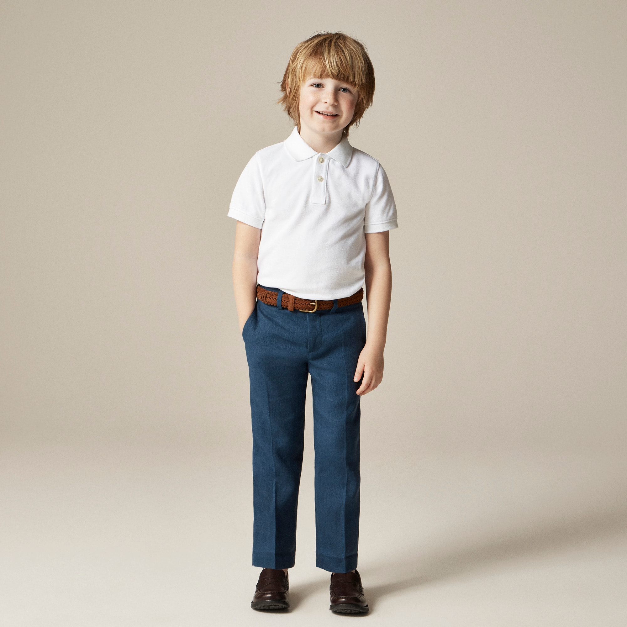 boys Boys' Ludlow unstructured suit pant in linen