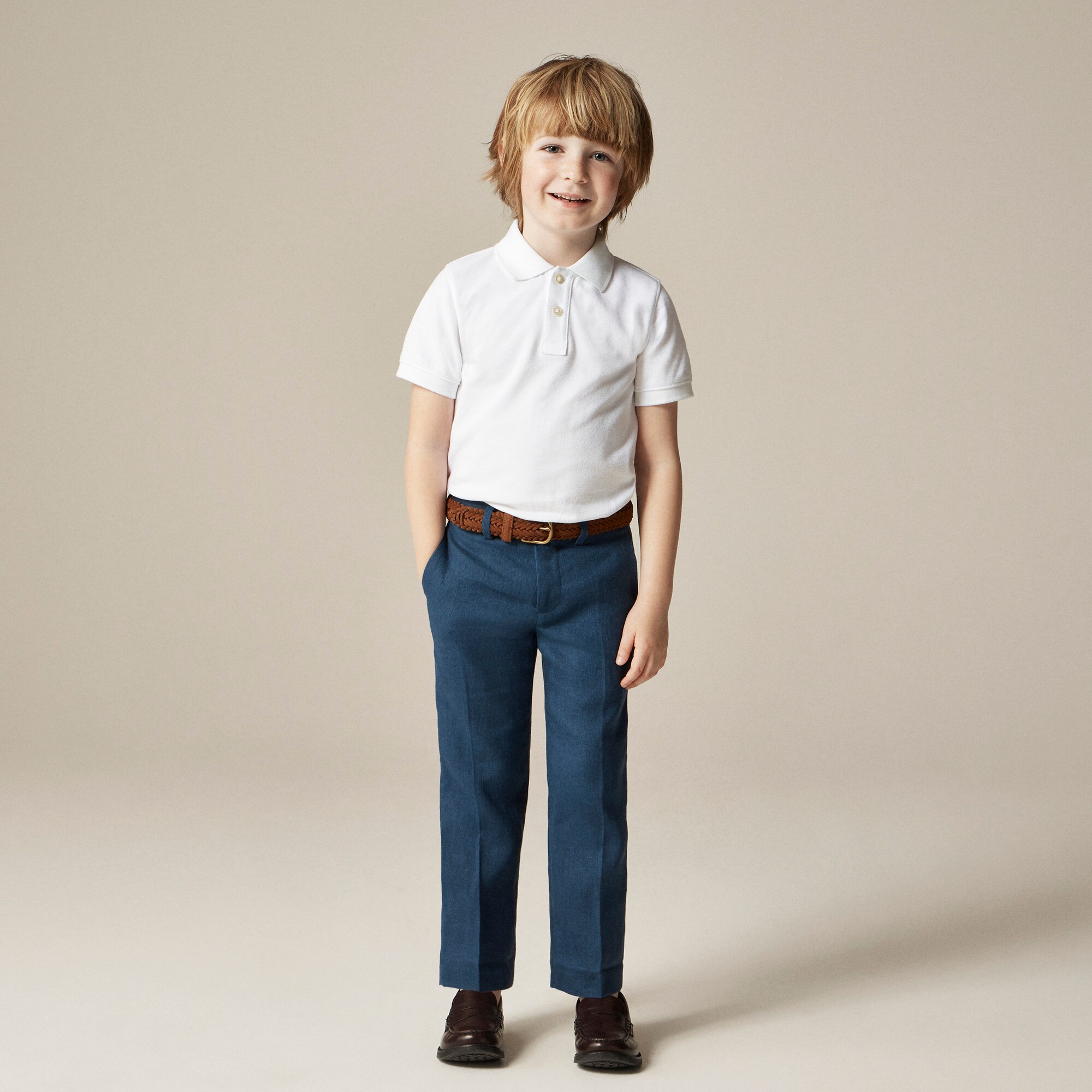 boys Boys' Ludlow unstructured suit pant in linen