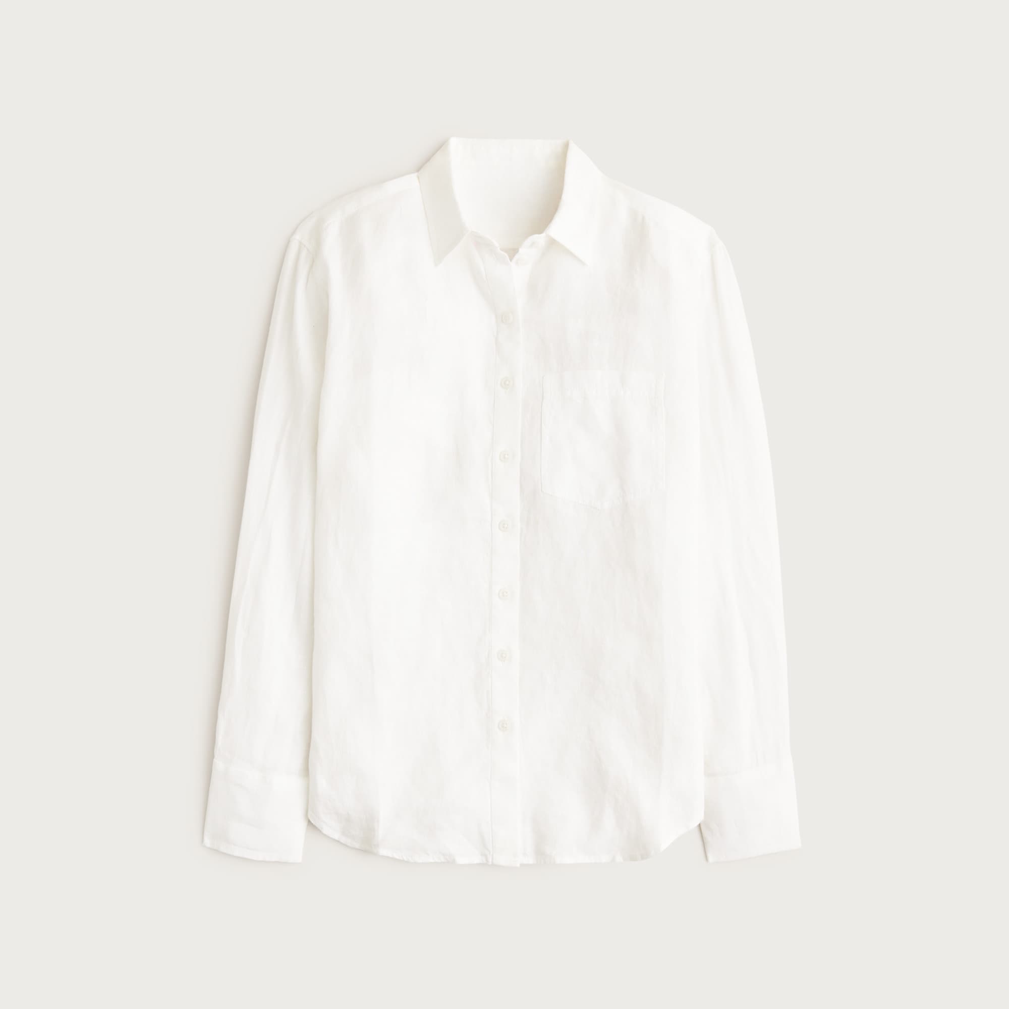 Linen-cotton Blend Twill Workshirt For Men | J.Crew