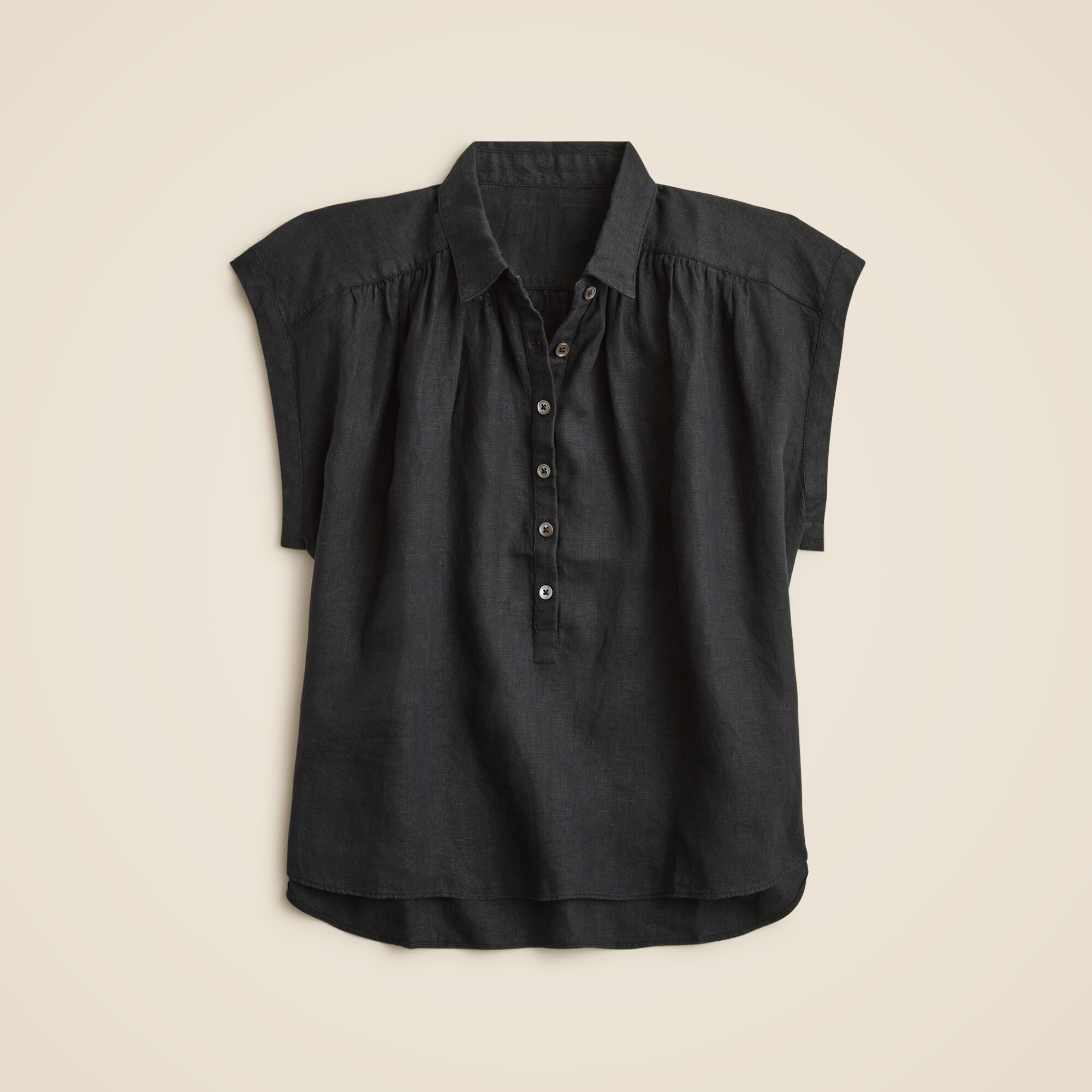 womens New Capitaine shirt in Baird McNutt Irish linen