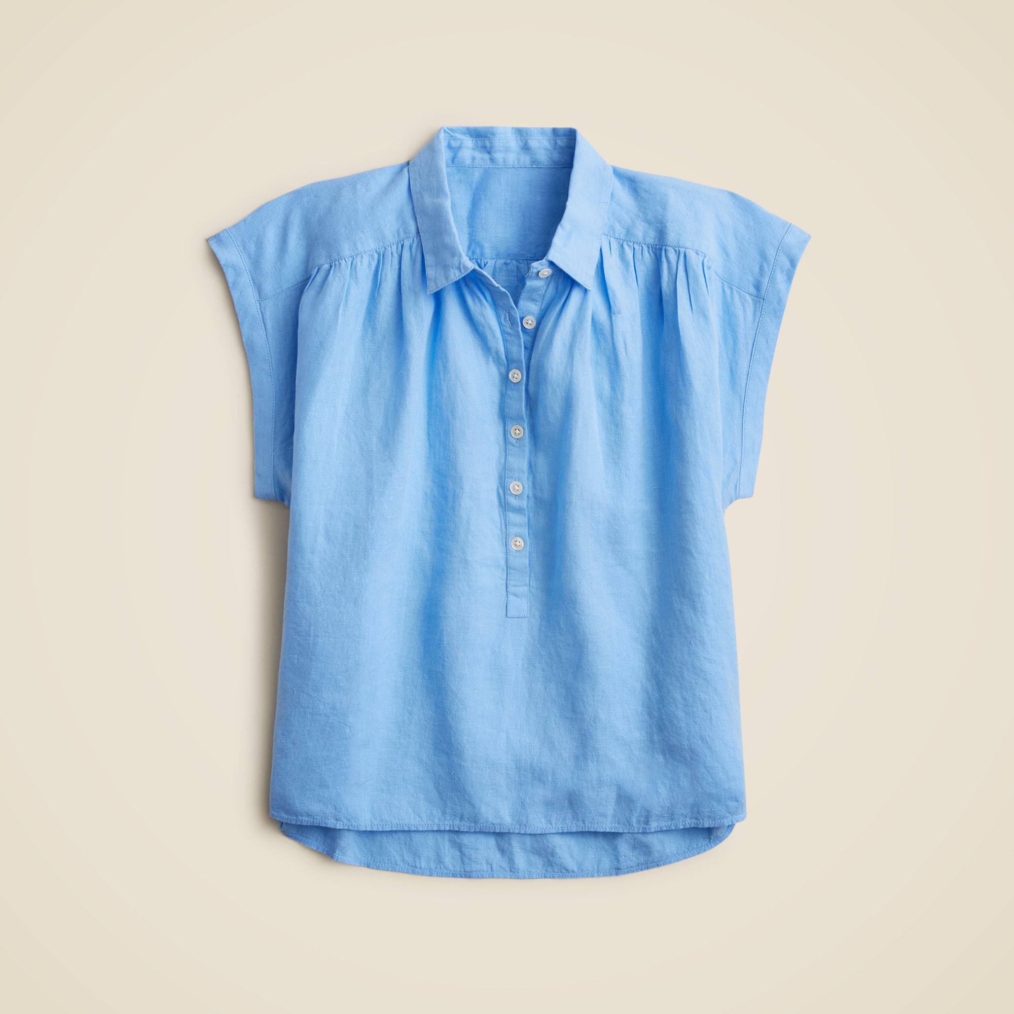 womens New Capitaine shirt in Baird McNutt Irish linen
