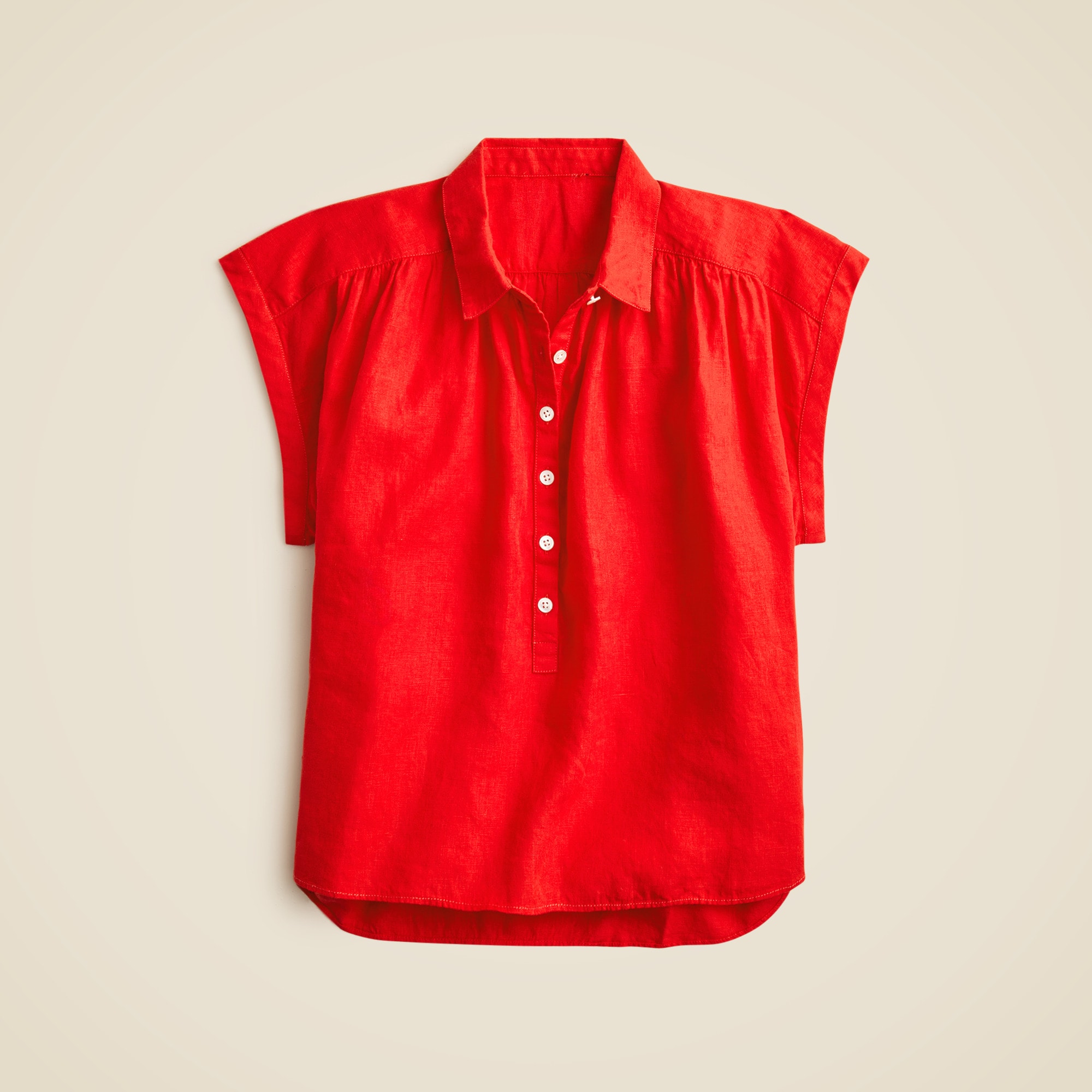 womens New Capitaine shirt in Baird McNutt Irish linen