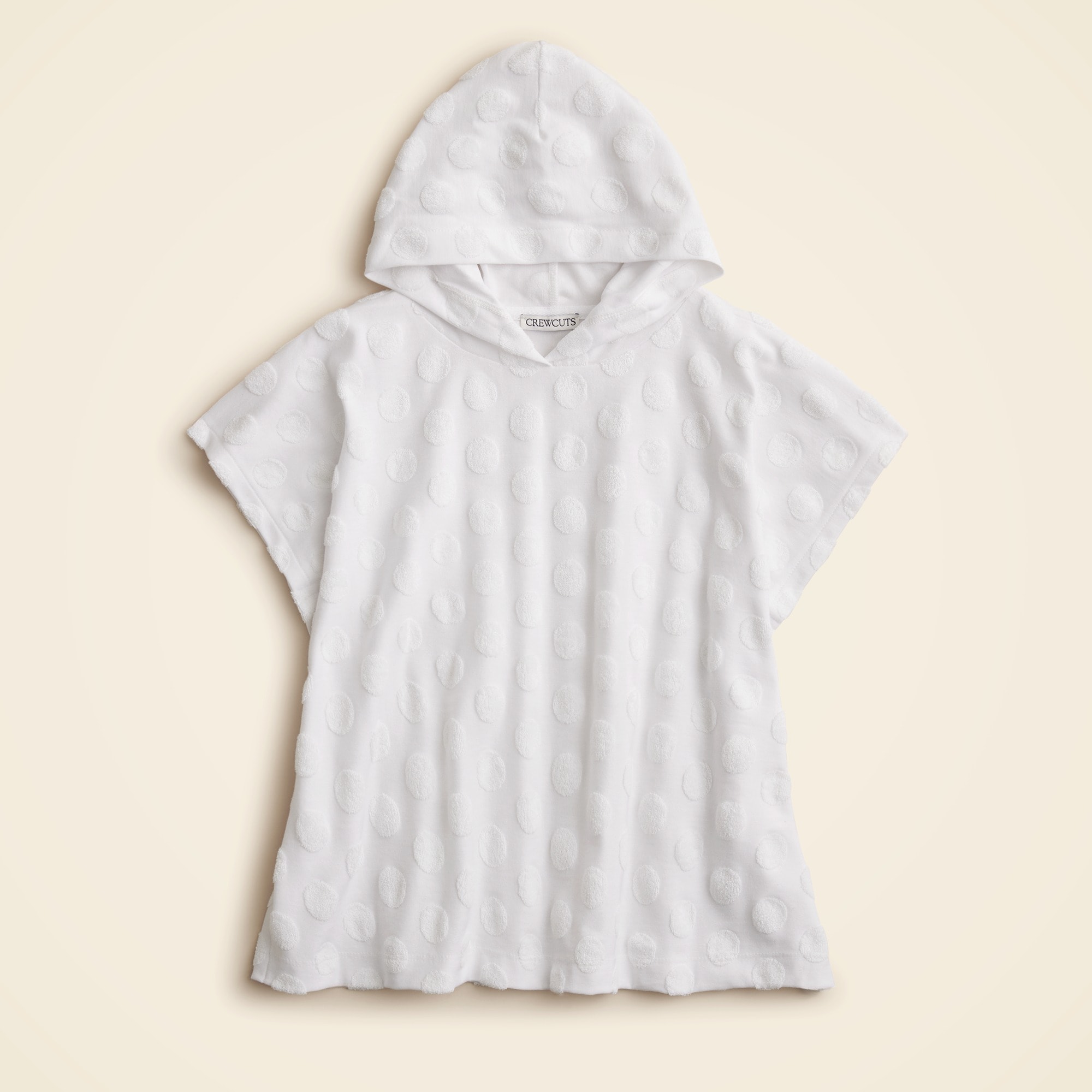 girls Girls' hooded tunic in polka-dot cotton