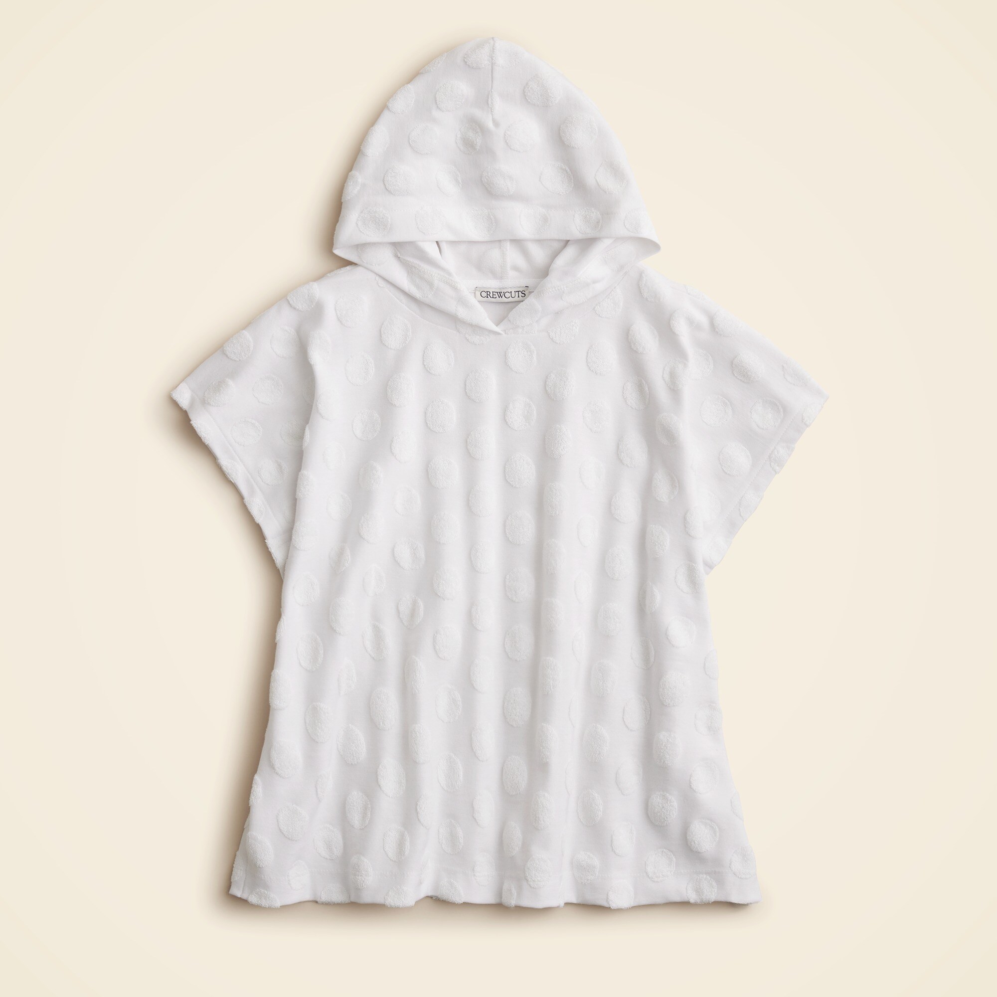 girls Girls' hooded tunic in polka-dot cotton