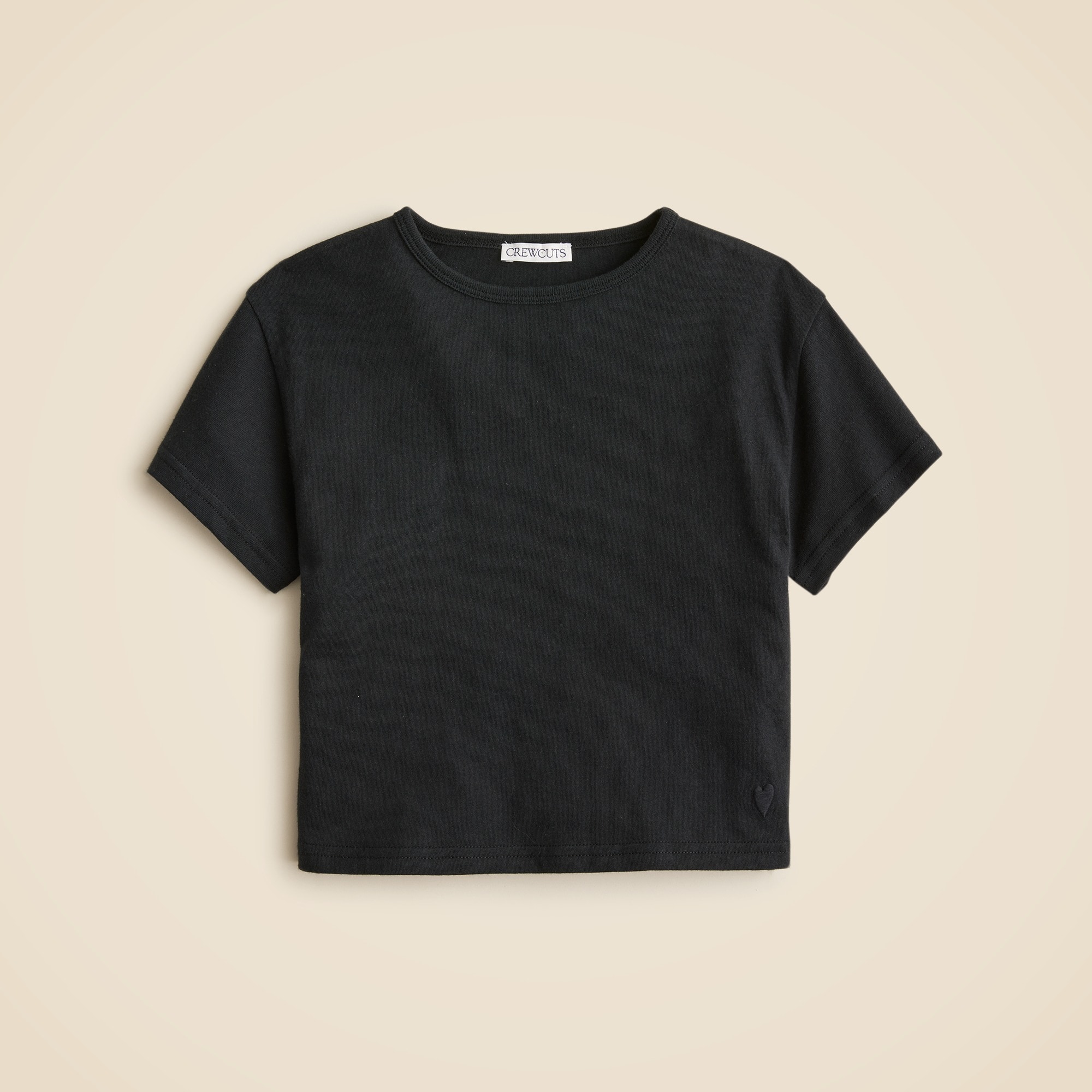 Girls' everyday T-shirt in vintage jersey