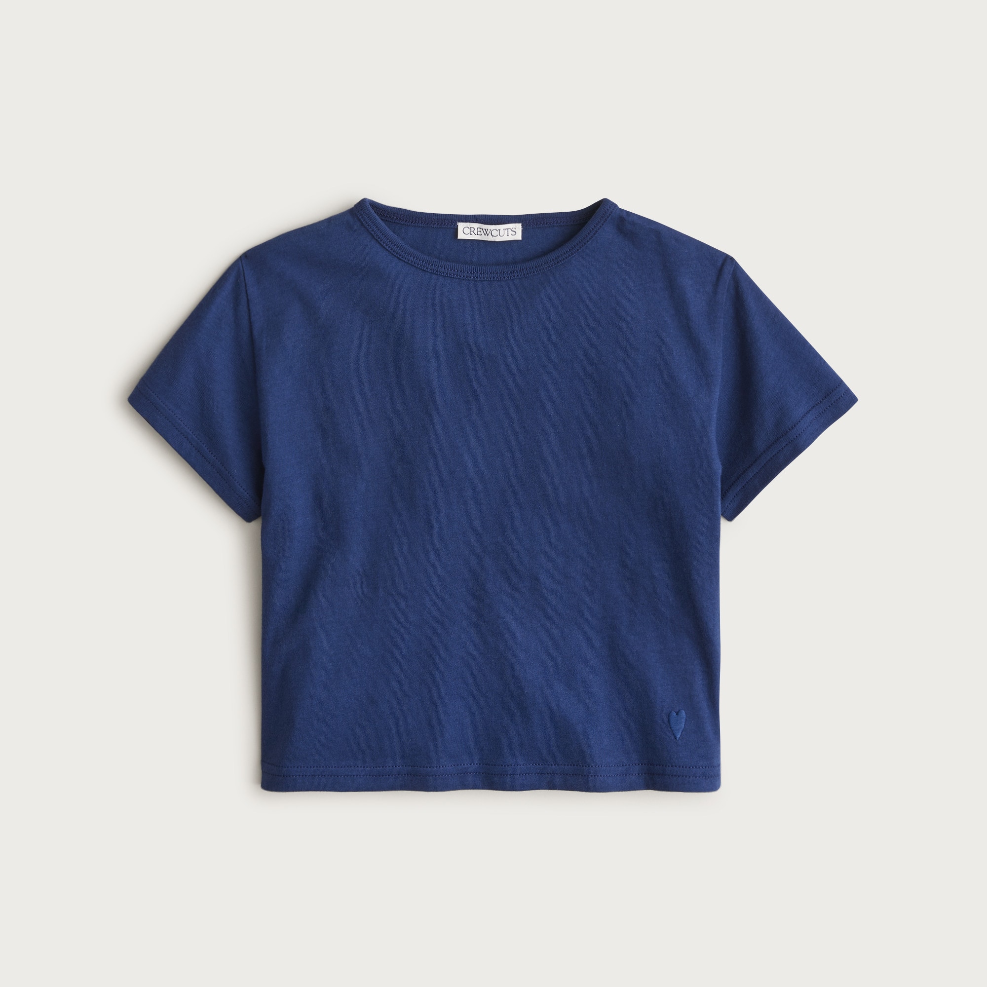 Girls' everyday T-shirt in vintage jersey