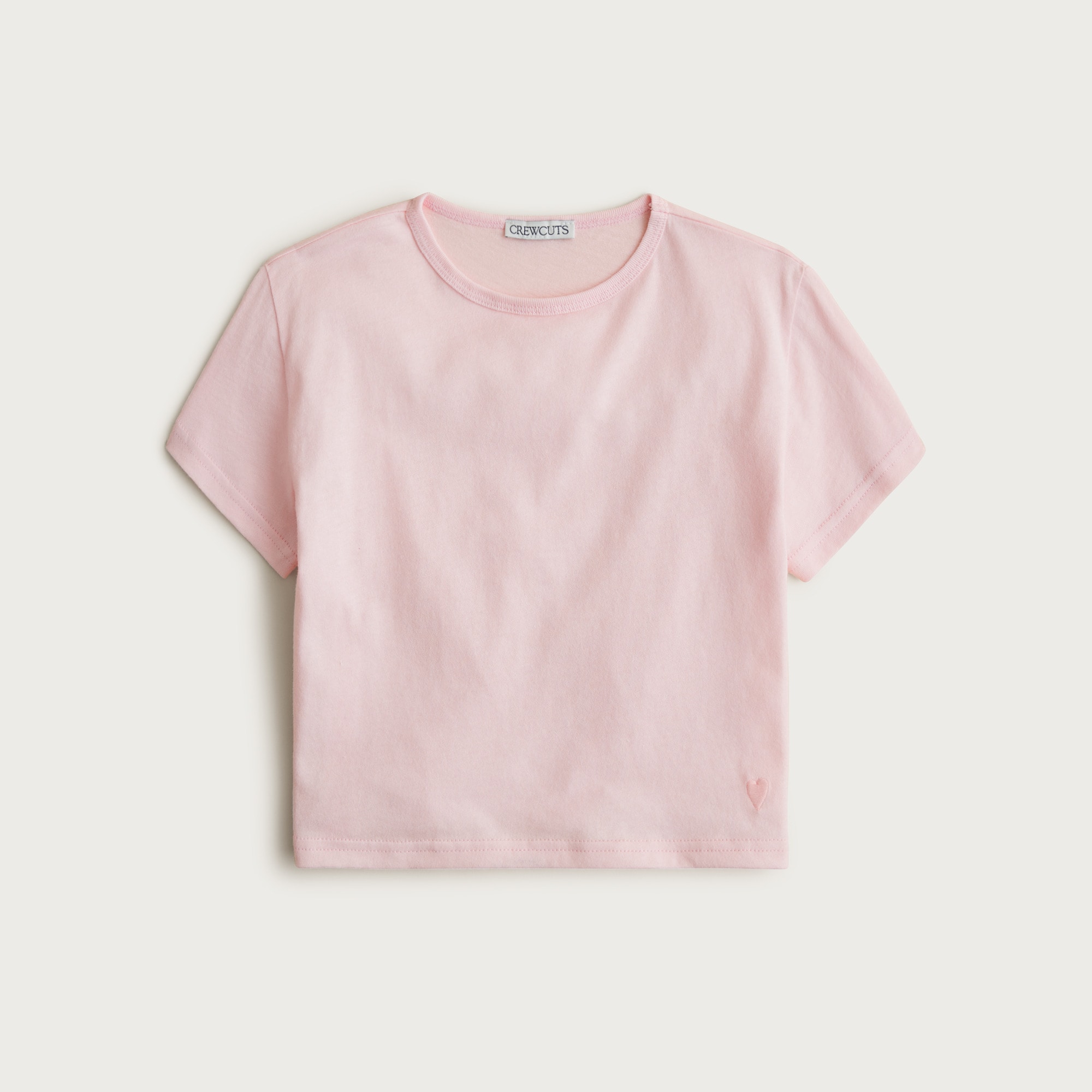 Girls' everyday T-shirt in vintage jersey