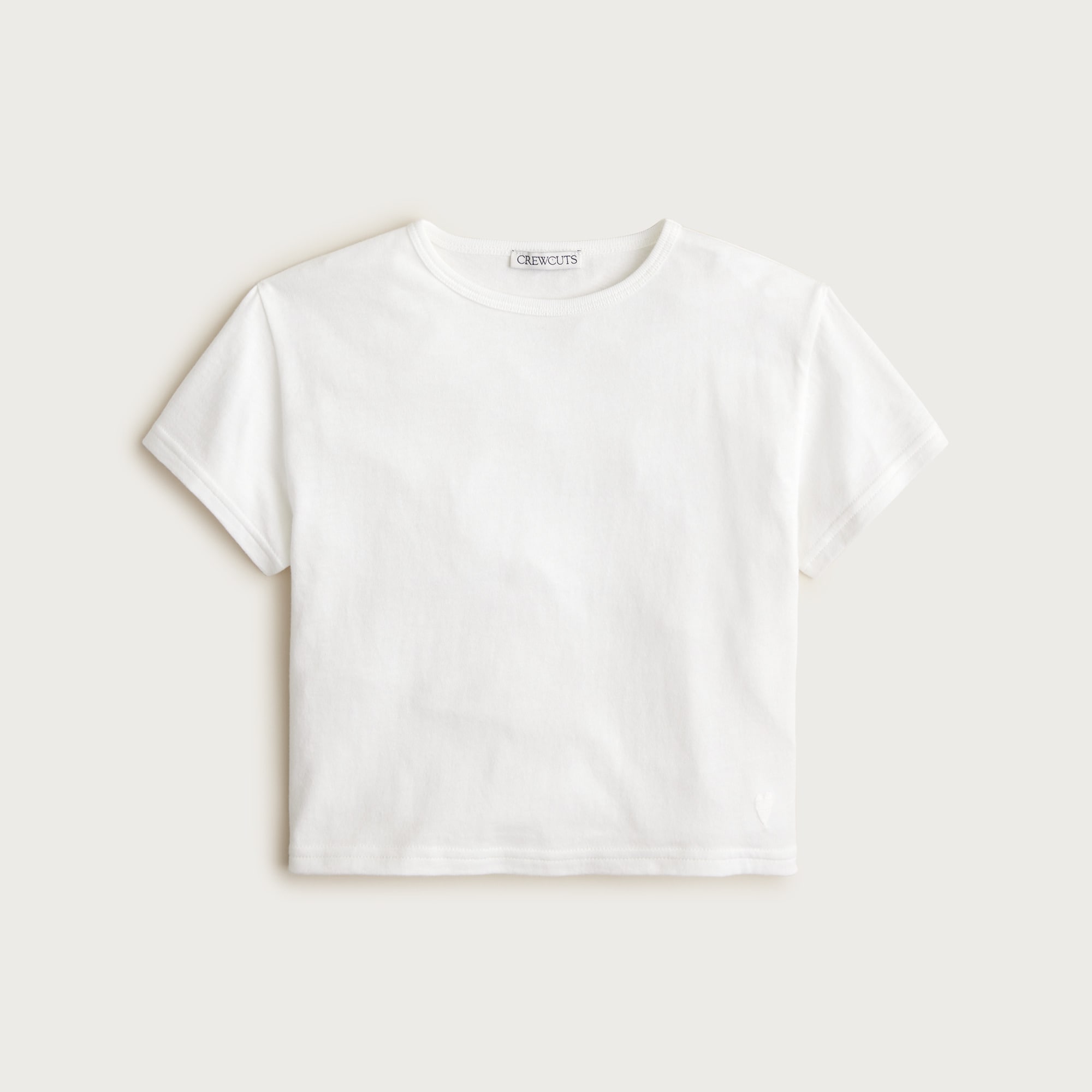 Girls' everyday T-shirt in vintage jersey