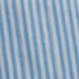 Girls' Elena shirtdress in cotton poplin stripe with metallic threads WHITE SOFT CORNFLOWER S