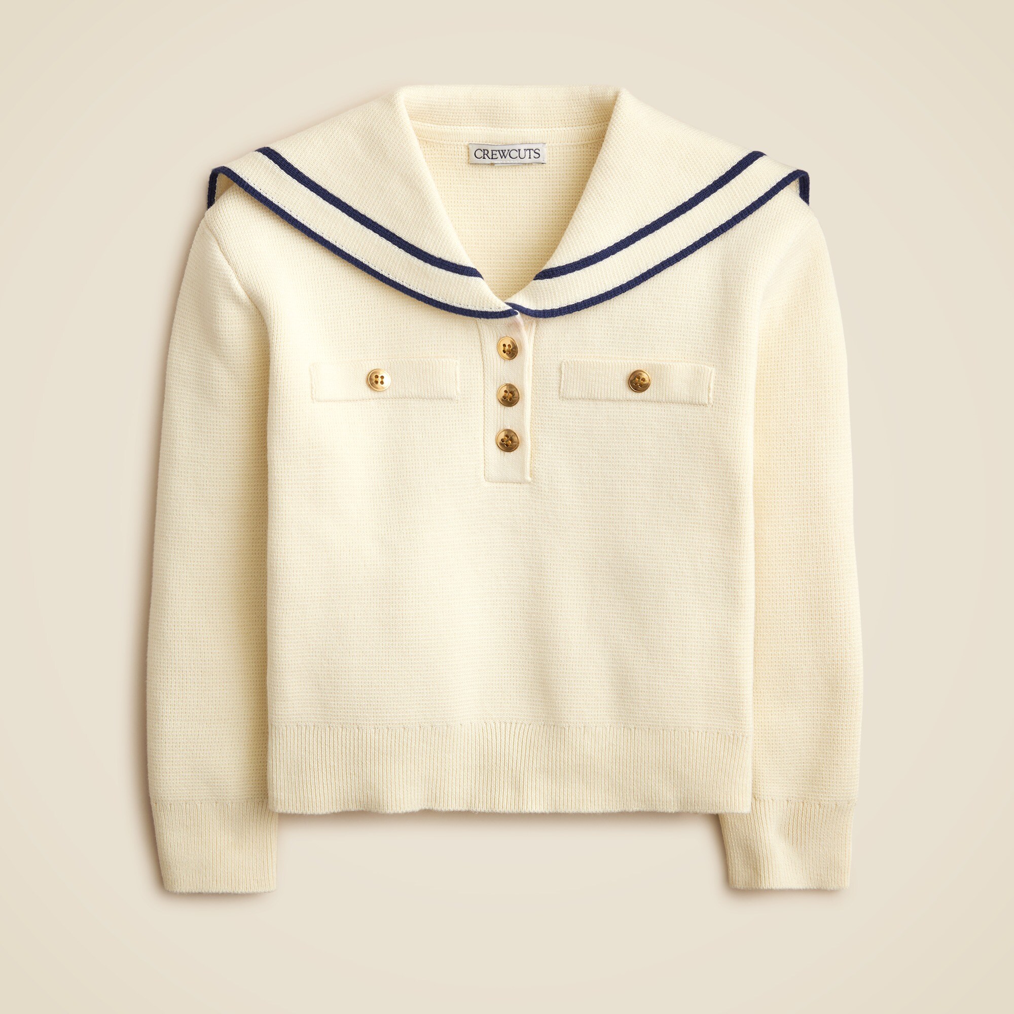  Girls' sailor-collar sweater